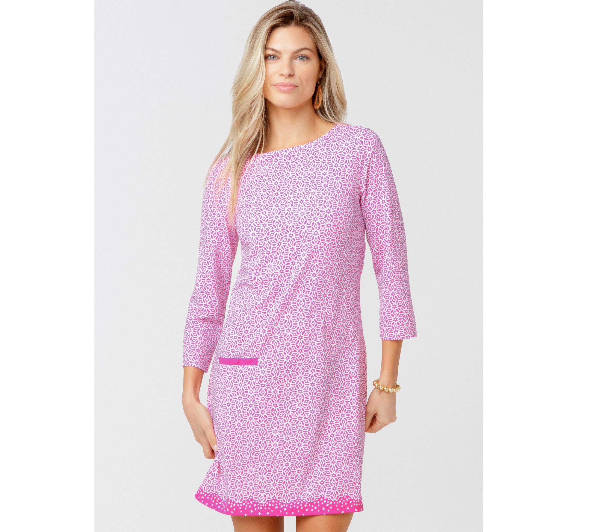 Cabana Life Cabana Shift Boatneck Dress UPF 50