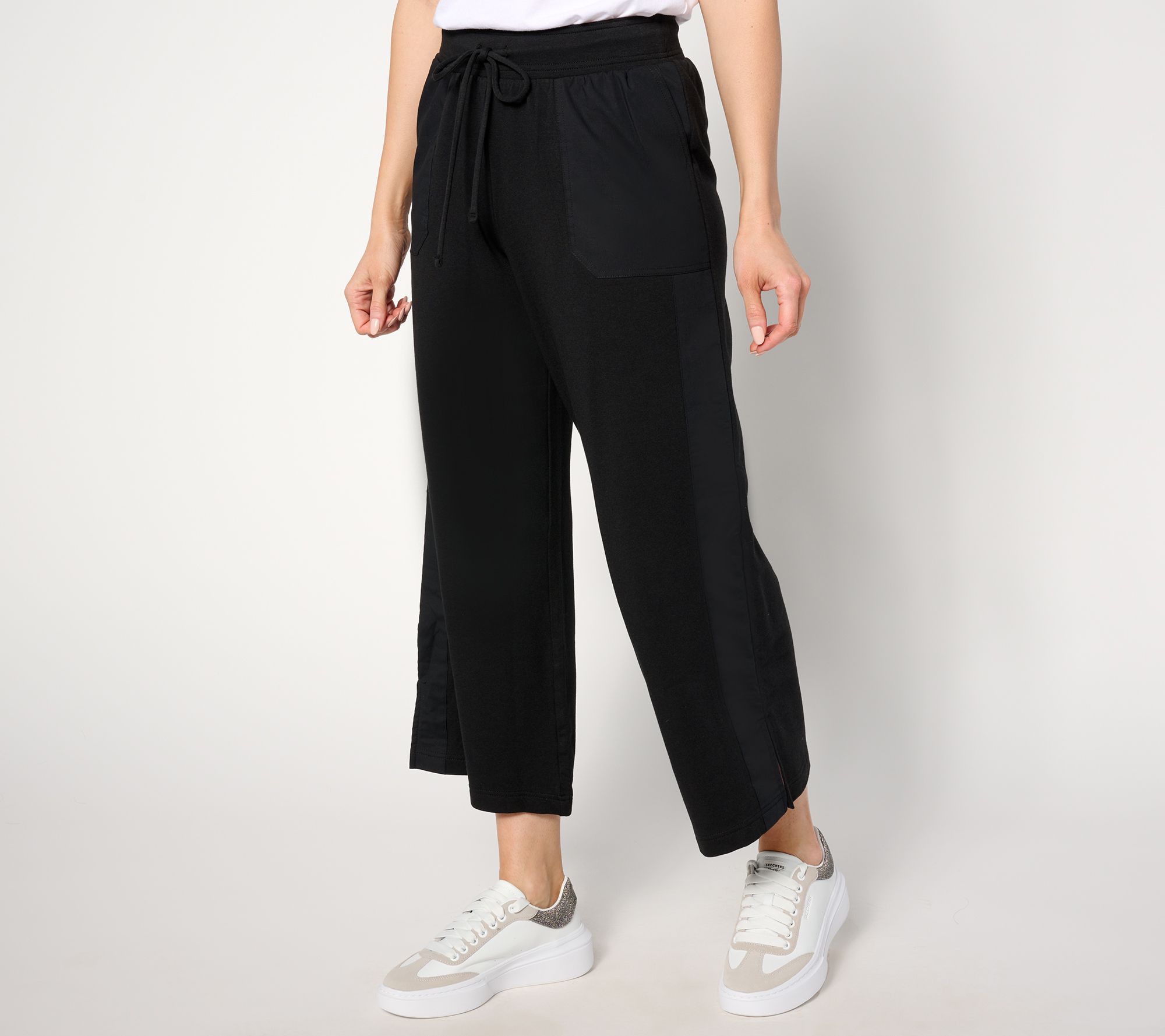 "As Is" zuda Z-Knit and Woven Regular Straight Leg Pant
