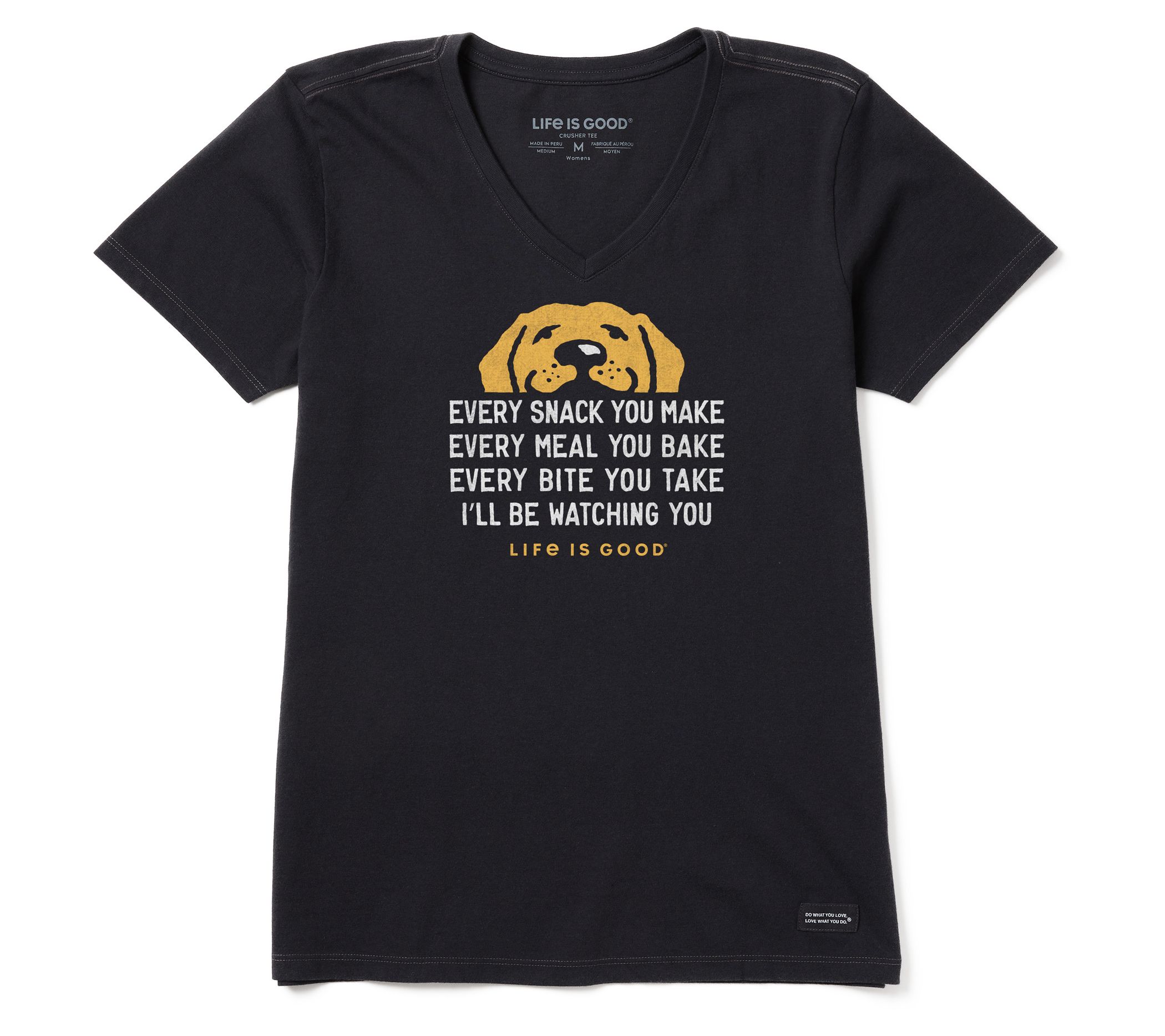 Life is Good Wo mens I'll Be Wa tching You Crus her V-Neck Tee