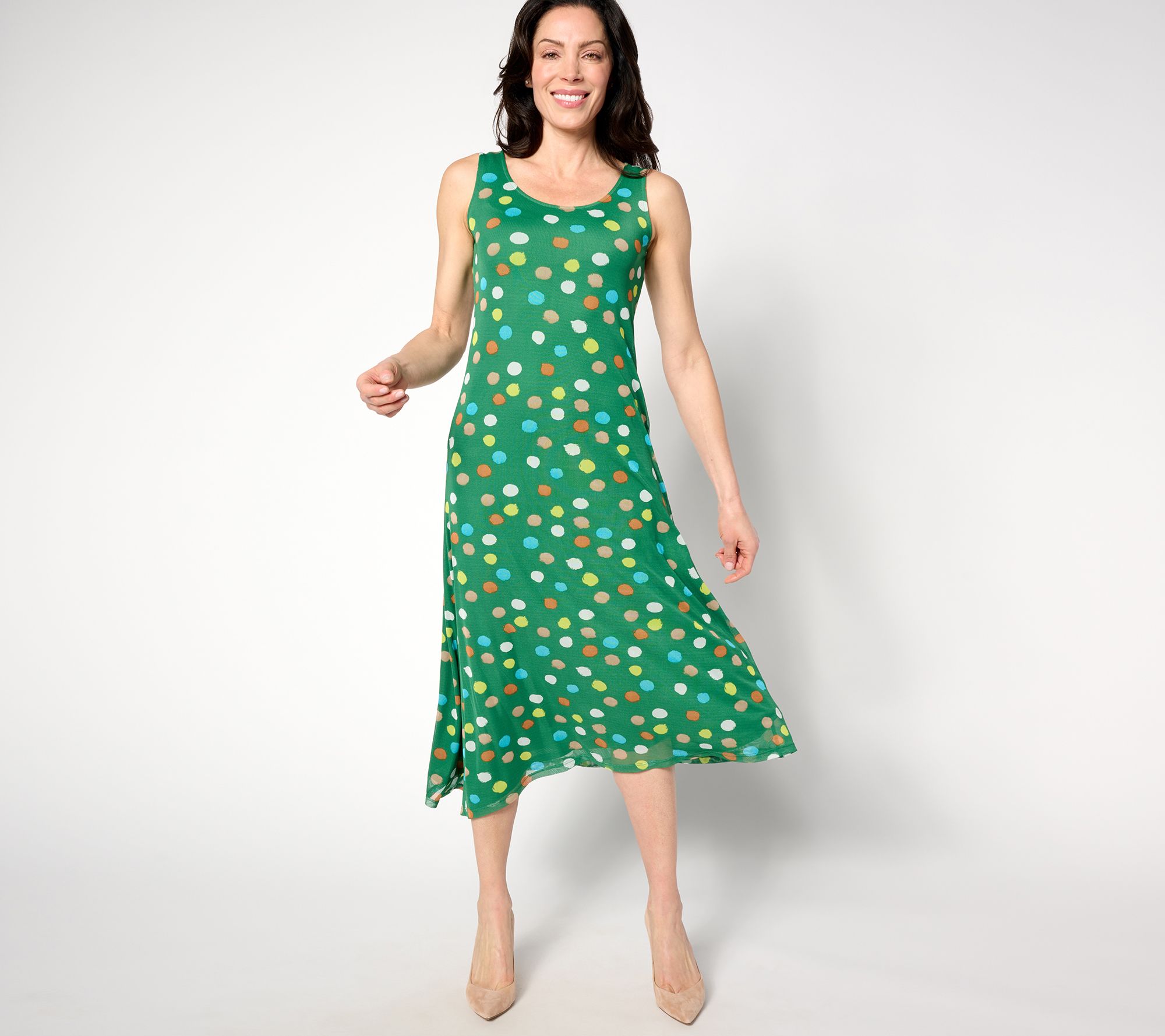 "As Is" Attitudes by Renee Petite Triple Mesh Dress