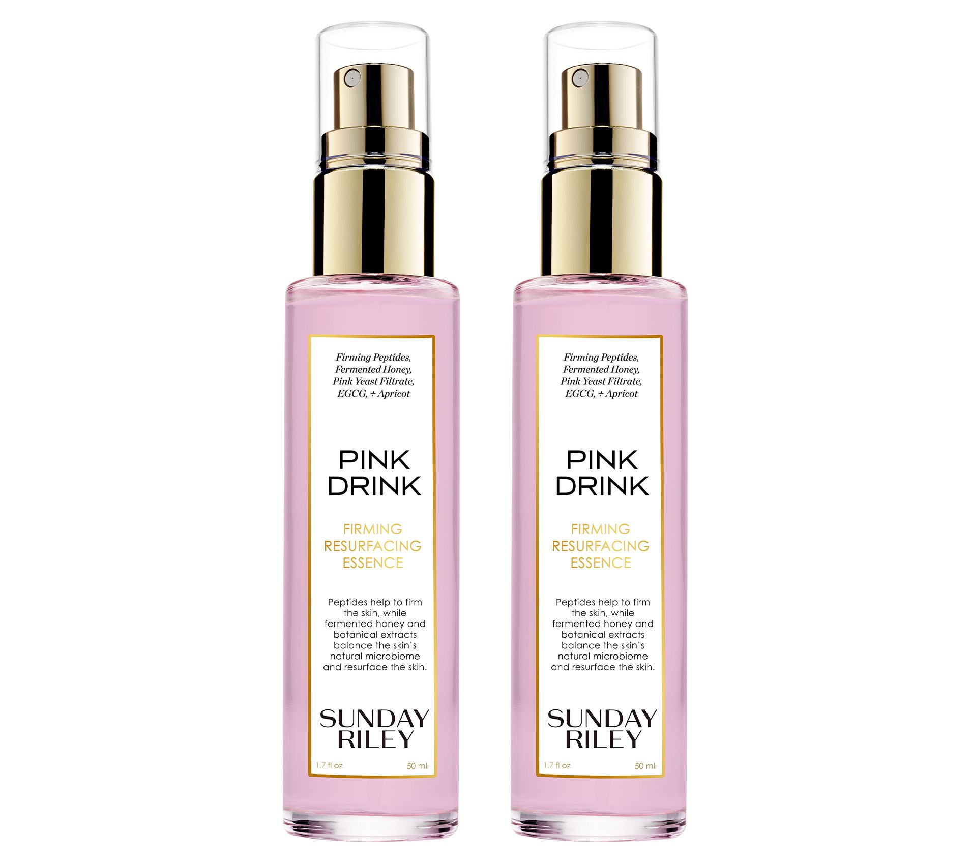 Sunday Riley Pink Drink Firming Resurfacing Essence Duo