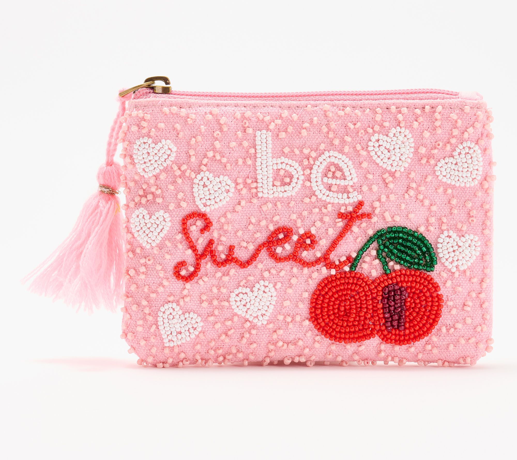 America & Beyond Embellished Phrase Coin Pouch