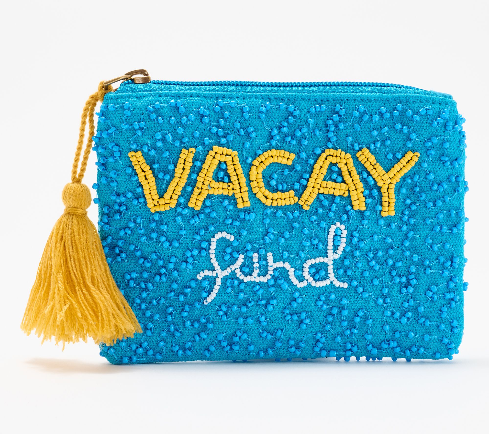 America & Beyond Embellished Phrase Coin Pouch