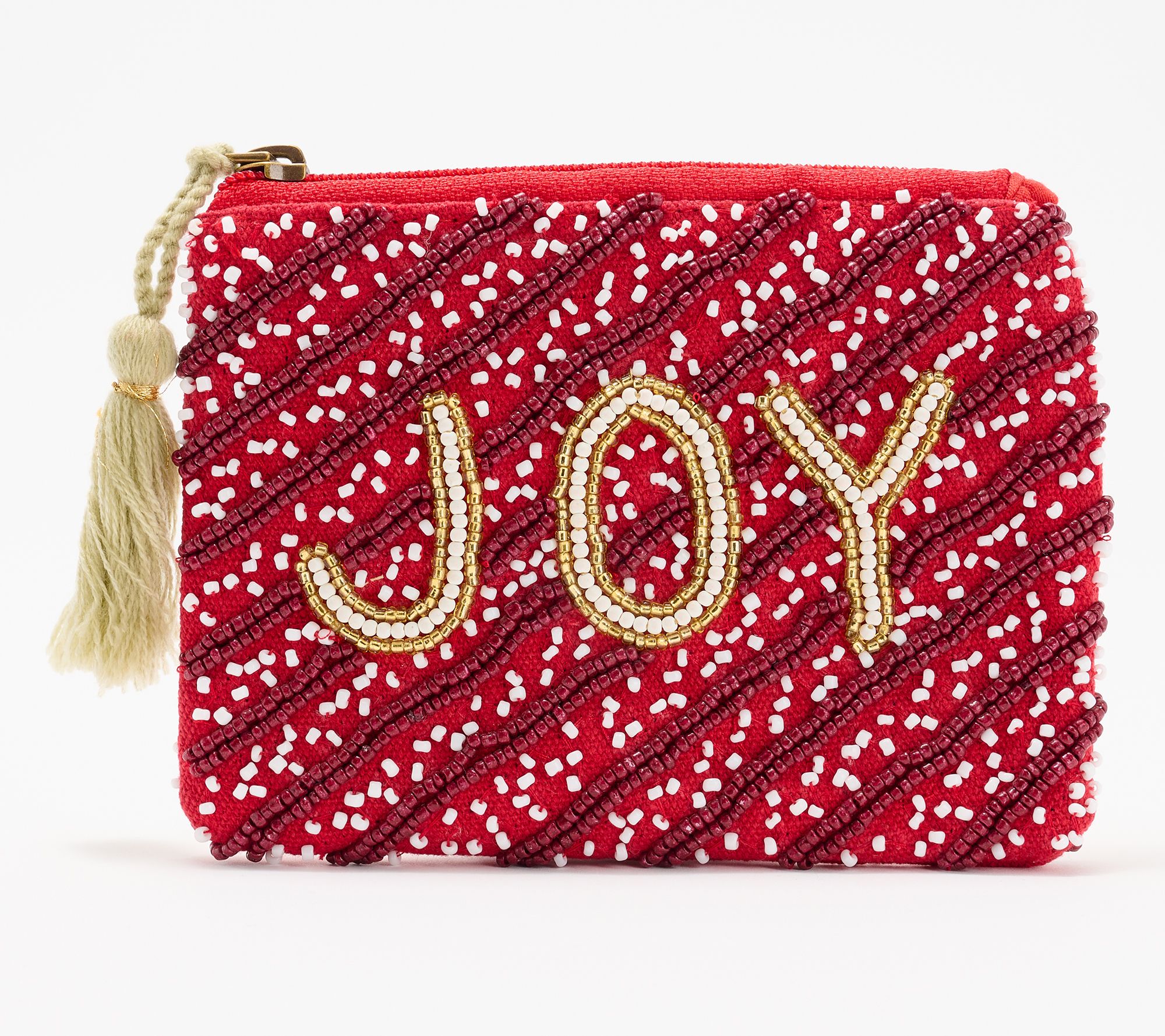 America & Beyond Embellished Phrase Coin Pouch