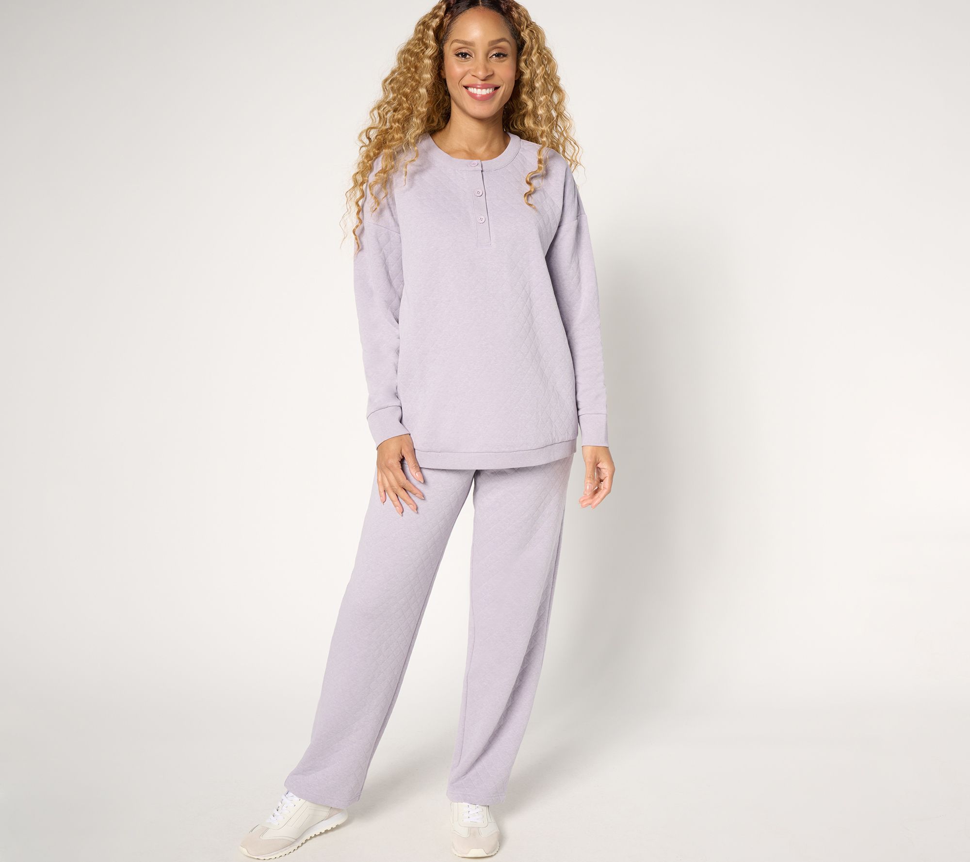 Berkshire Homewear Triple Needle Quilted Lounge Set