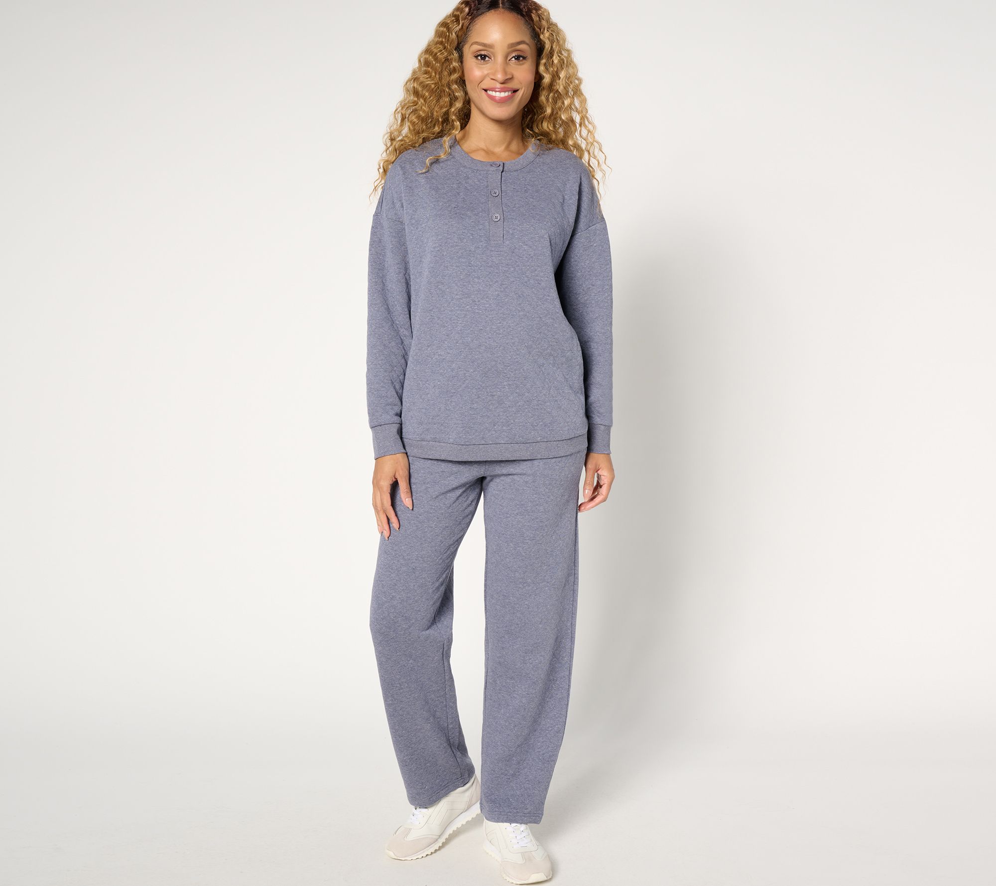 Berkshire Homewear Triple Needle Quilted Lounge Set