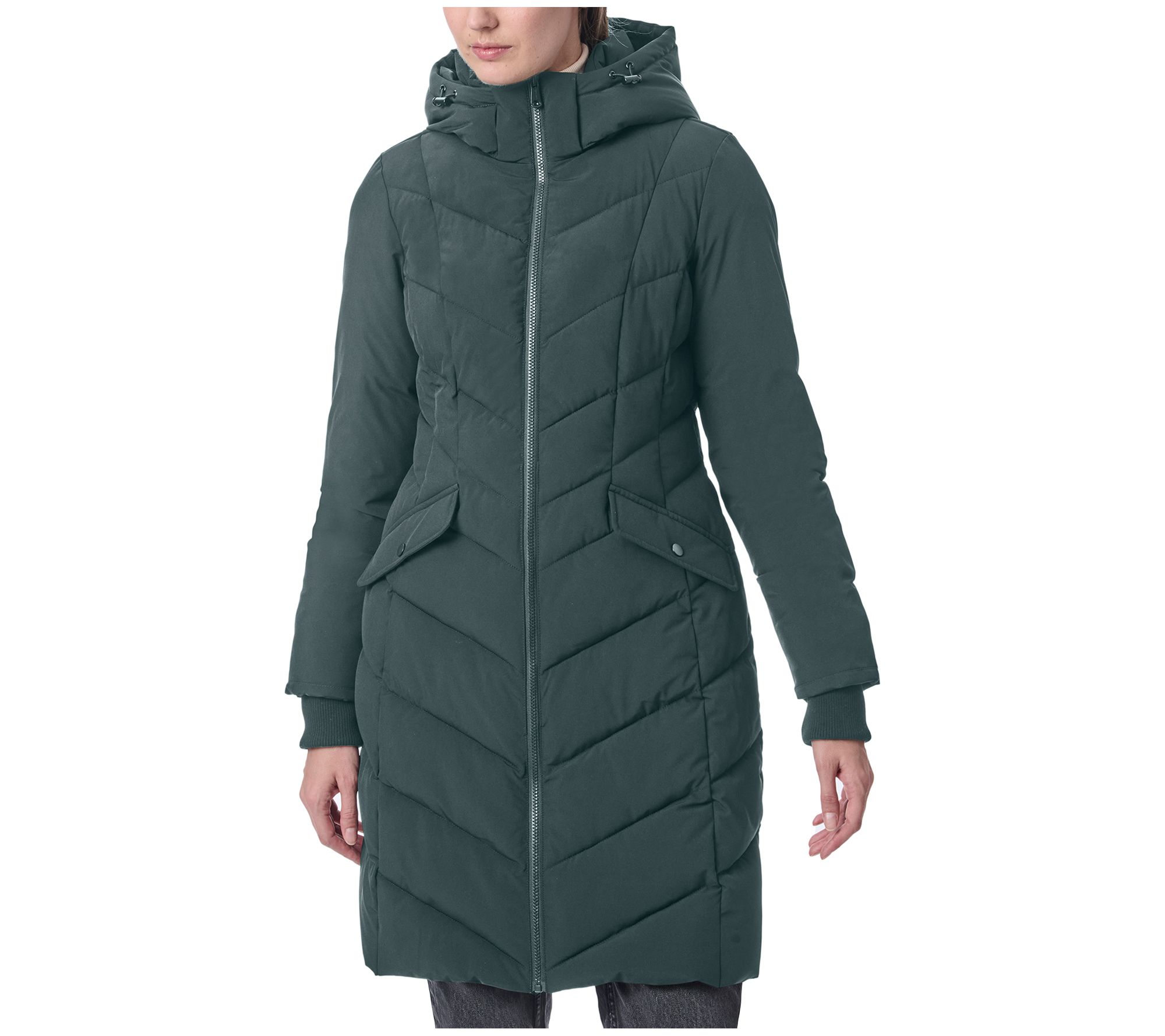 Buy BERNARDO Long Coat Puffer XS