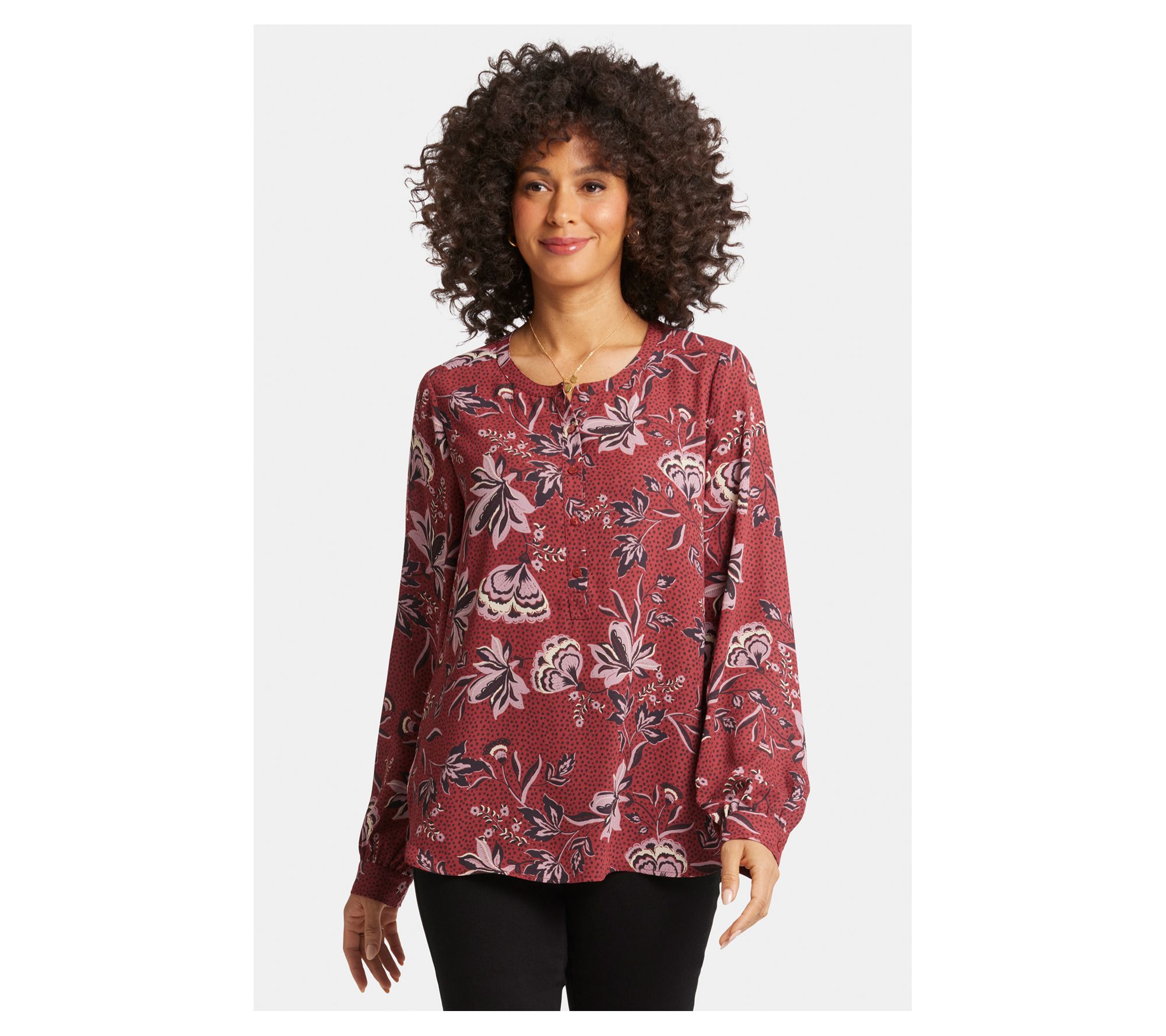 NYDJ Simone Billow Sleeve Blouse