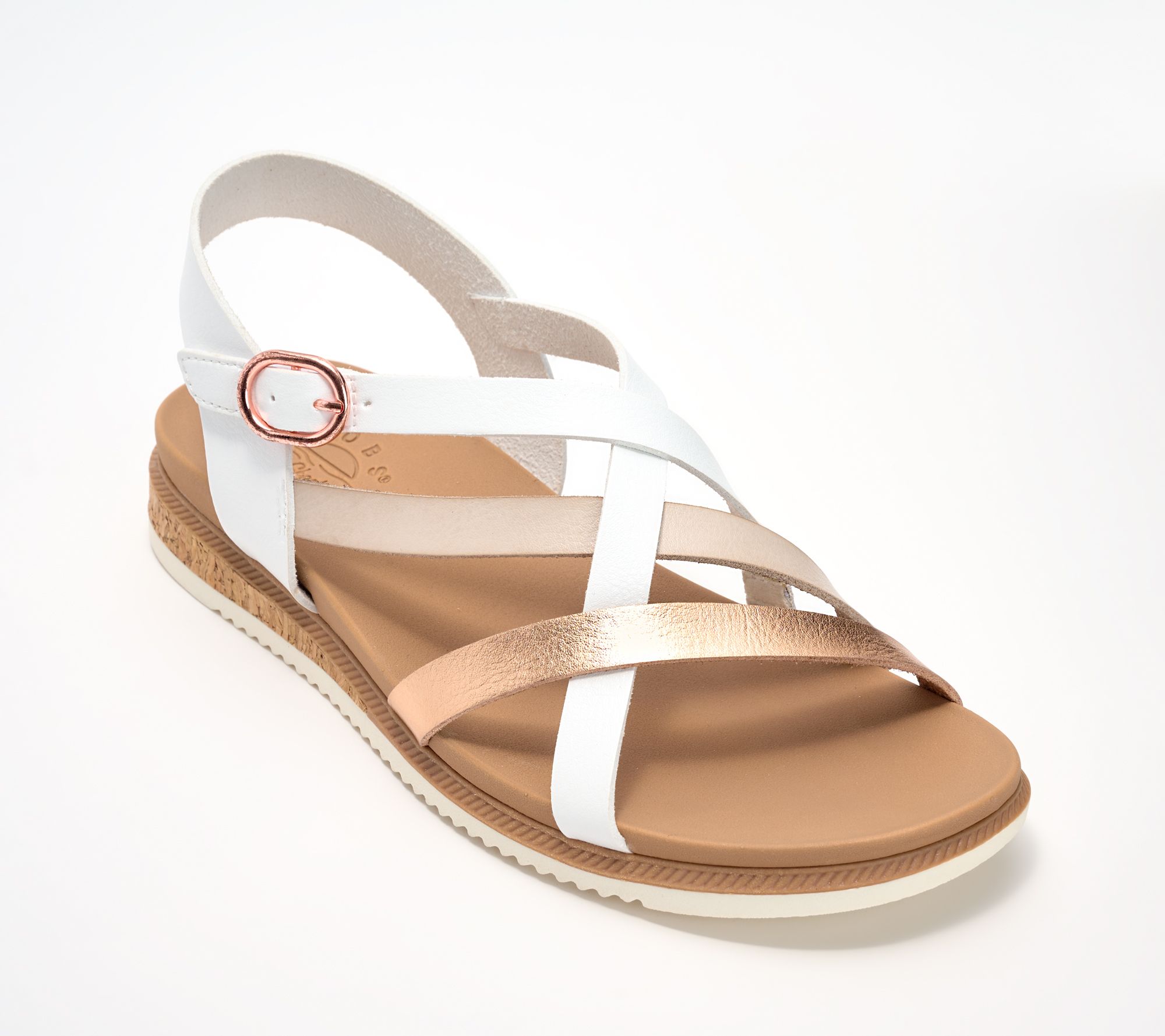 Skechers Bobs Desert Kiss Adjustable Strappy Sandals - Peak Rank