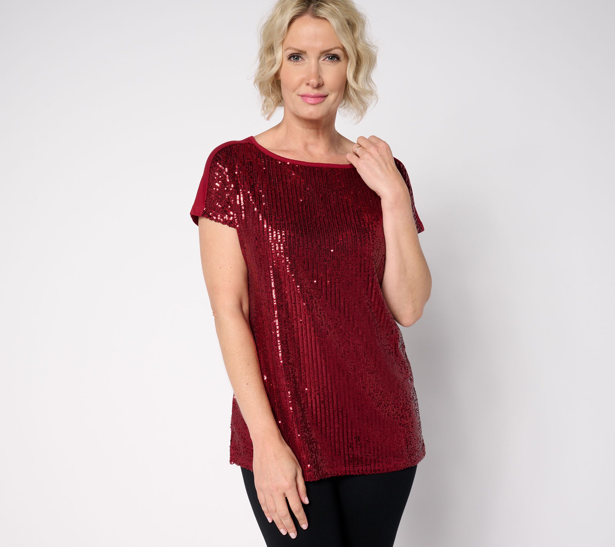 "As Is" Jingle Belles by Kim Gravel Dress for Joy Cap Sleeve Top
