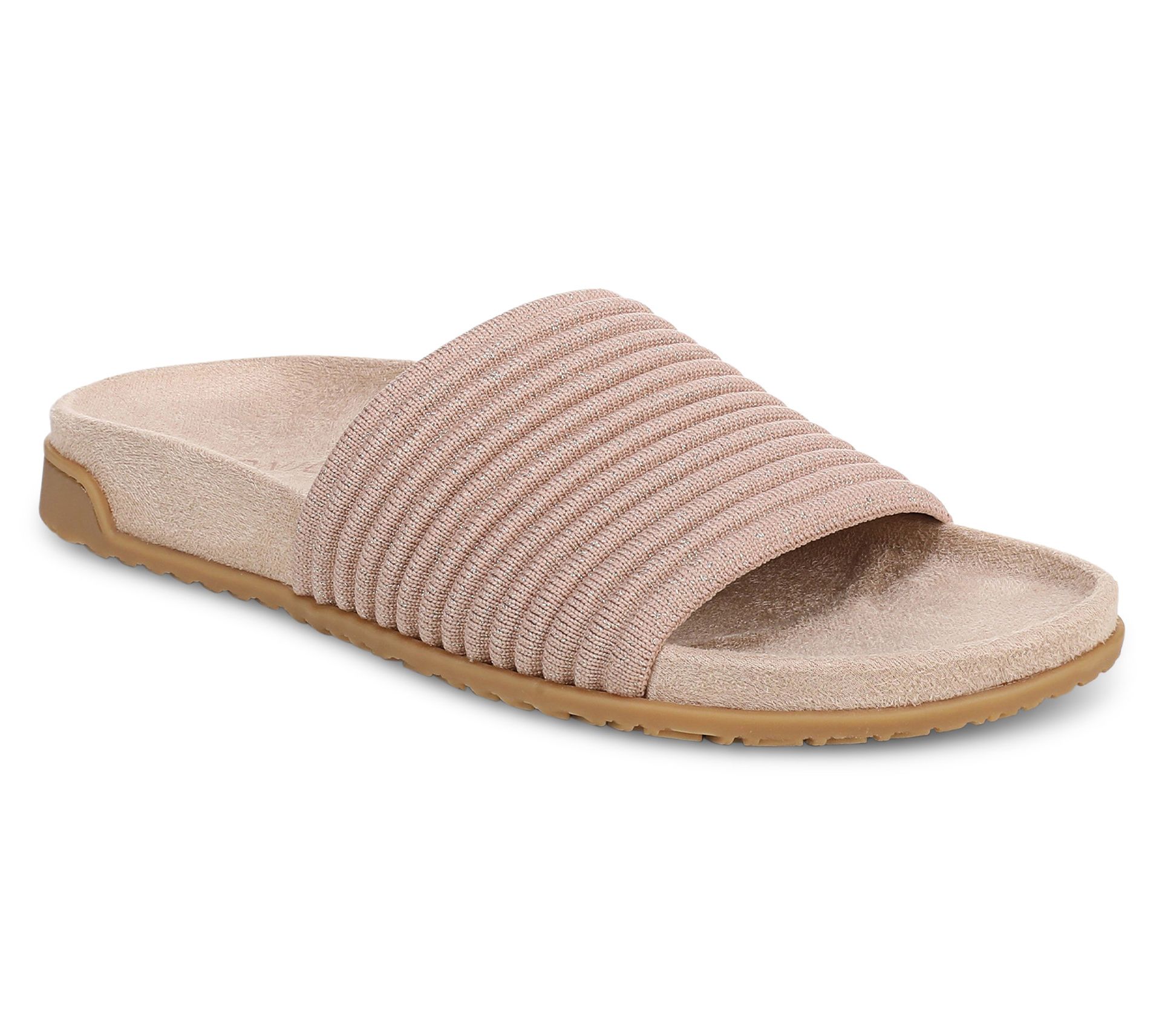  Vionic Compression Knit Slide Sandals - Evie