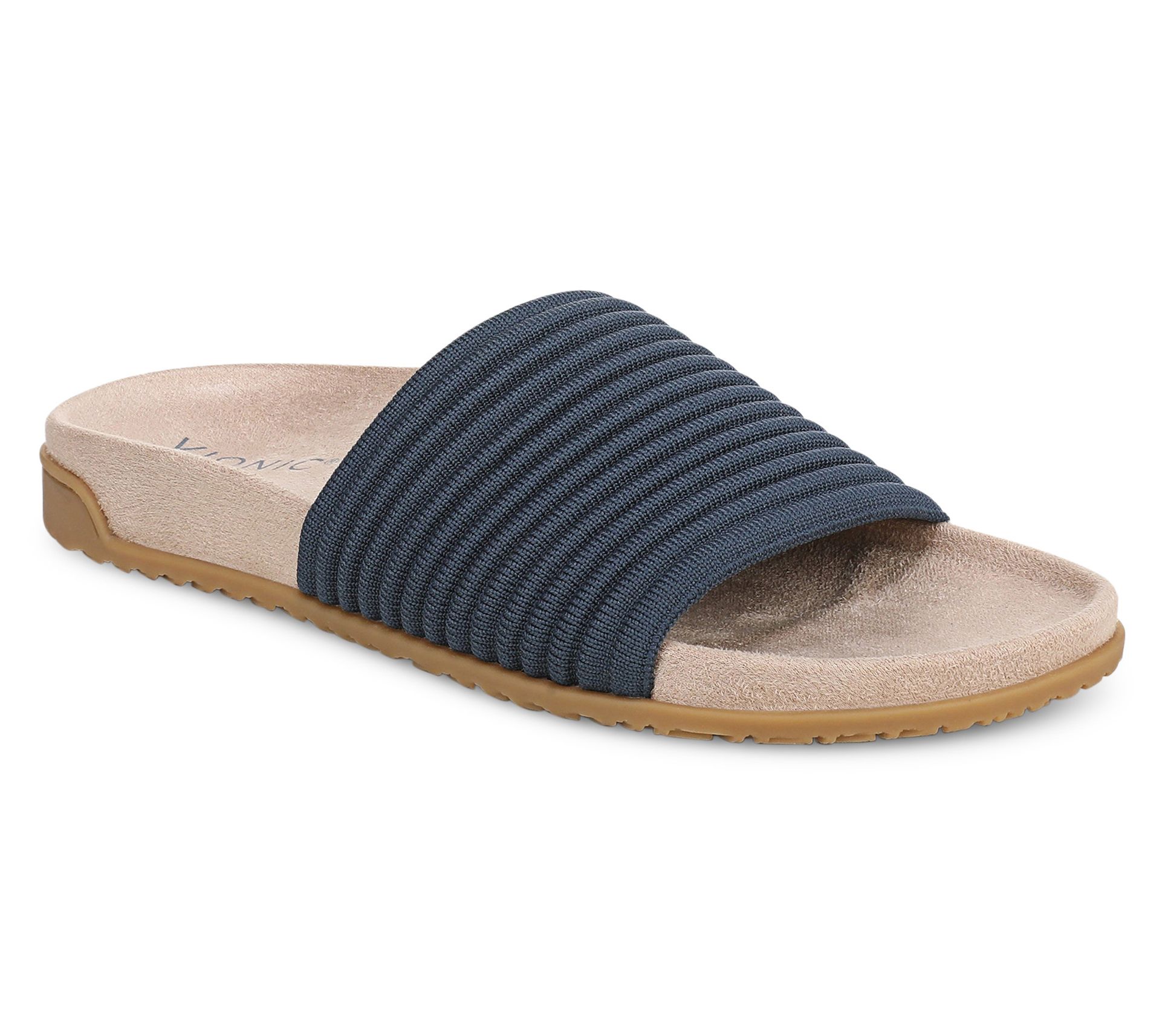 Vionic Compression Knit Slide Sandals - Evie