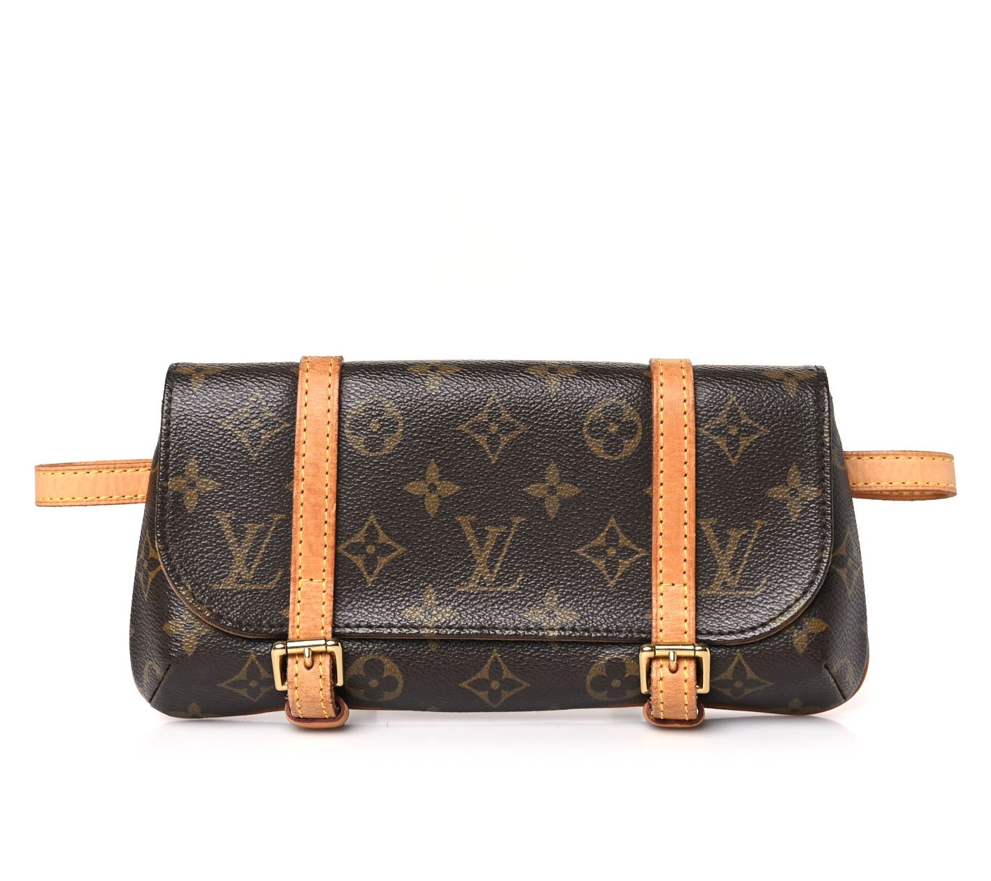  Pre-Owned Louis Vuitton Monogram Marelle PM Belt Bag Brown