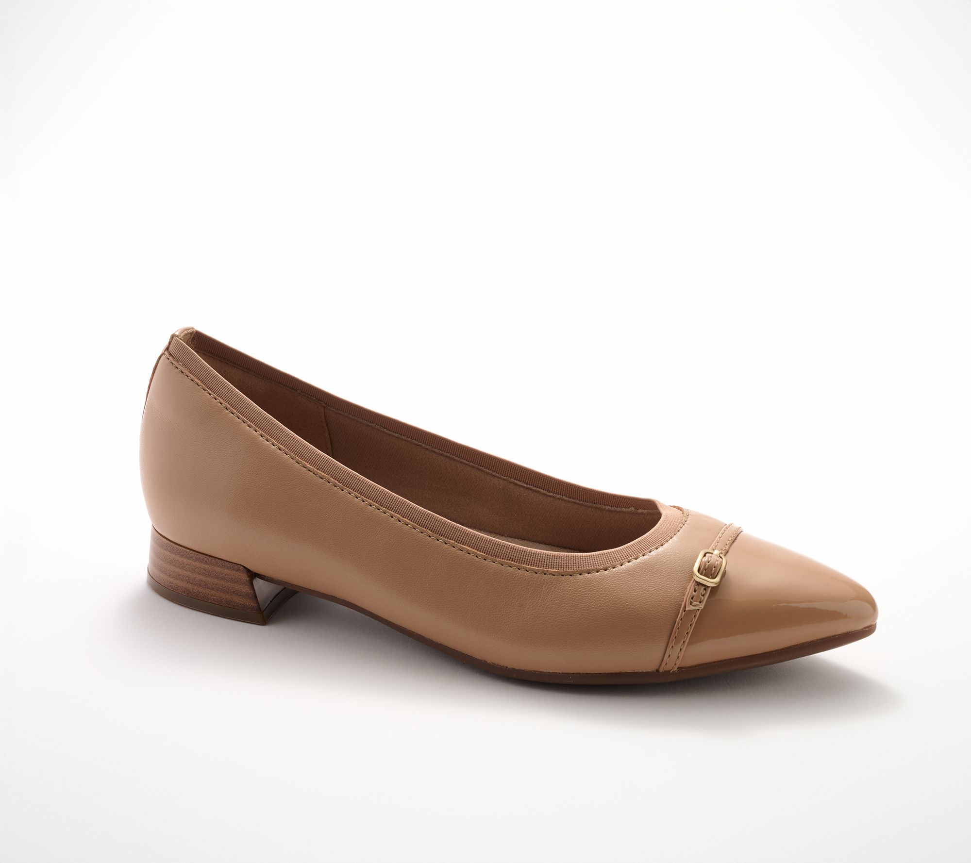 Clarks Collection Leather Flats - Natalyn Dusk