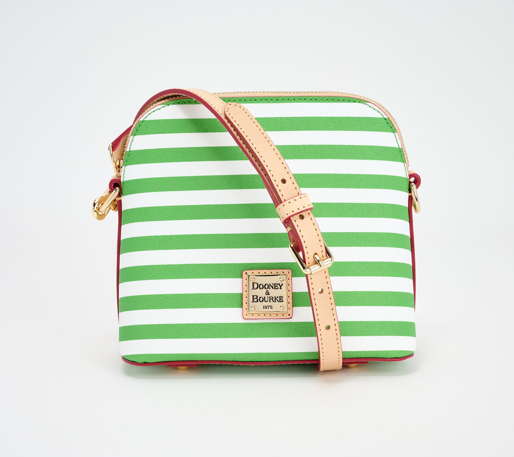 "As Is" Dooney & Bourke Coated Cotton Skipper Domed Crossbody