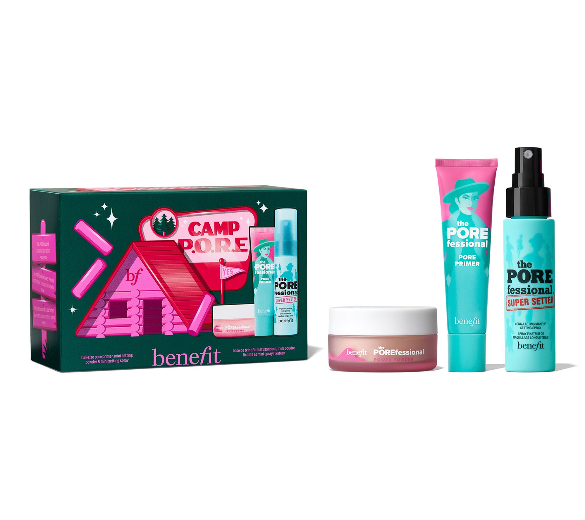 Benefit Cometics Camp P.O.R.E. Priming & Setting Trio