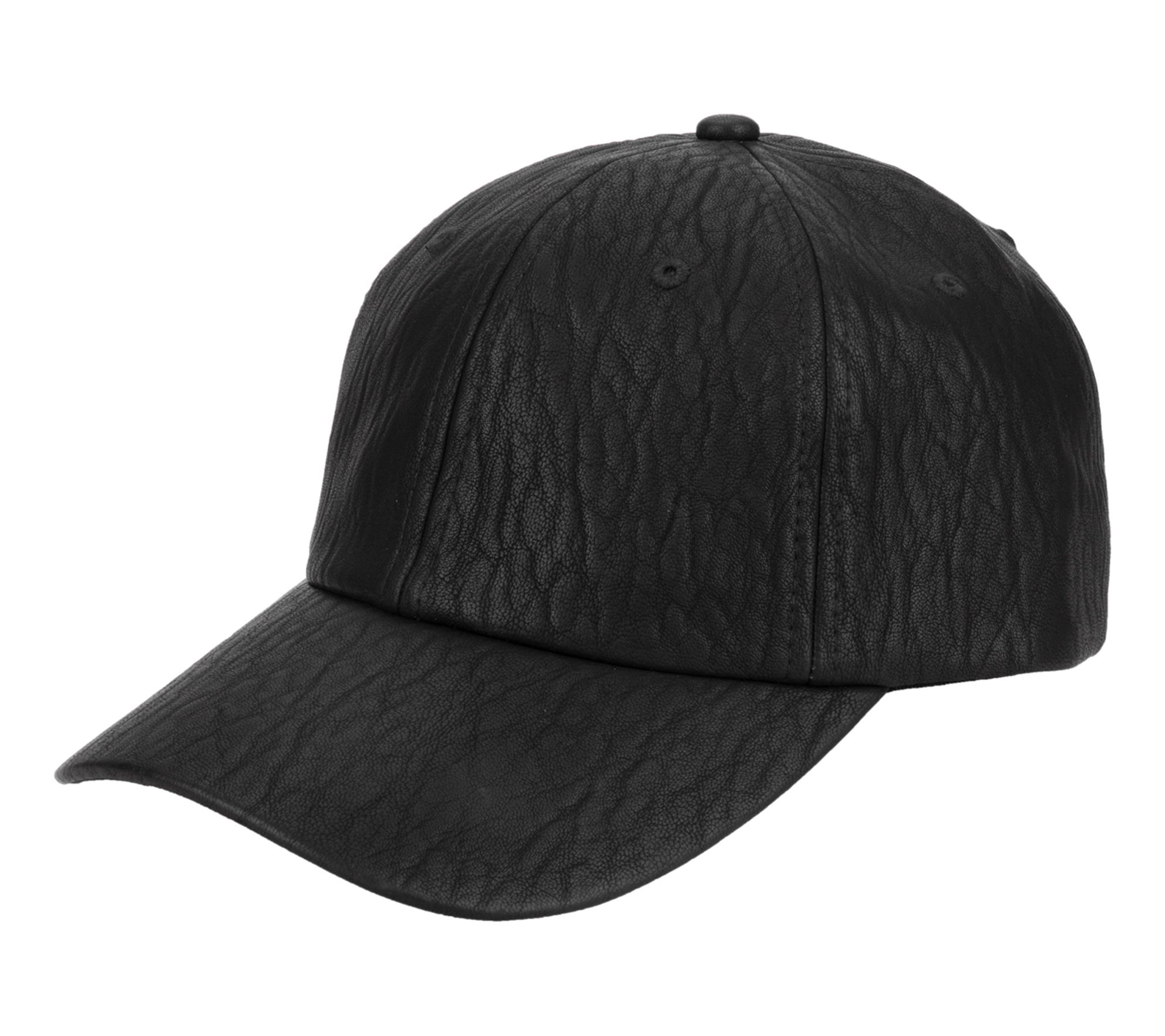 San Diego Hat Co. Faux Leather Ball Cap