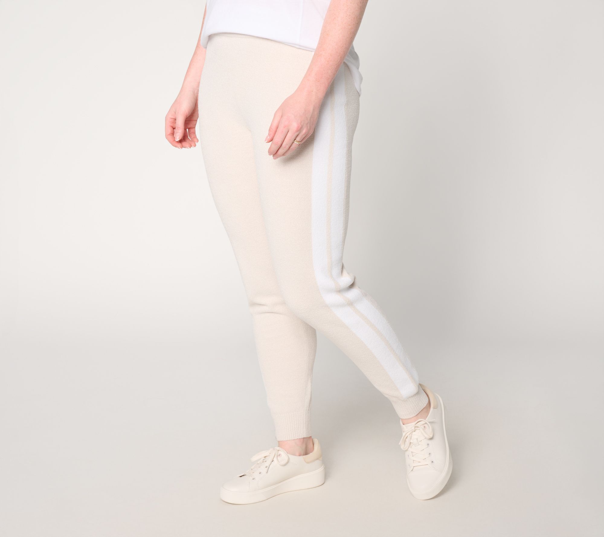 Barefoot Dreams Reg. CozyChic Ultra Lite Contrast Stripe Jogger