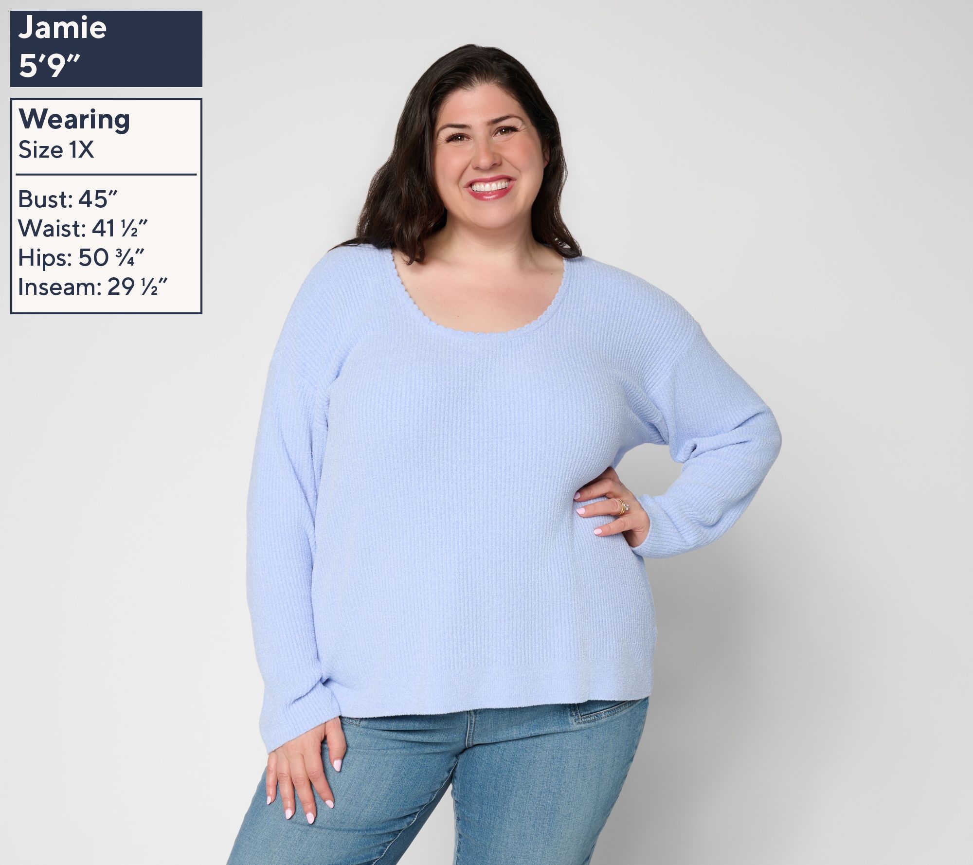 Barefoot Dreams CozyChic Ultra Lite Scallop Neck Pullover - QVC.com