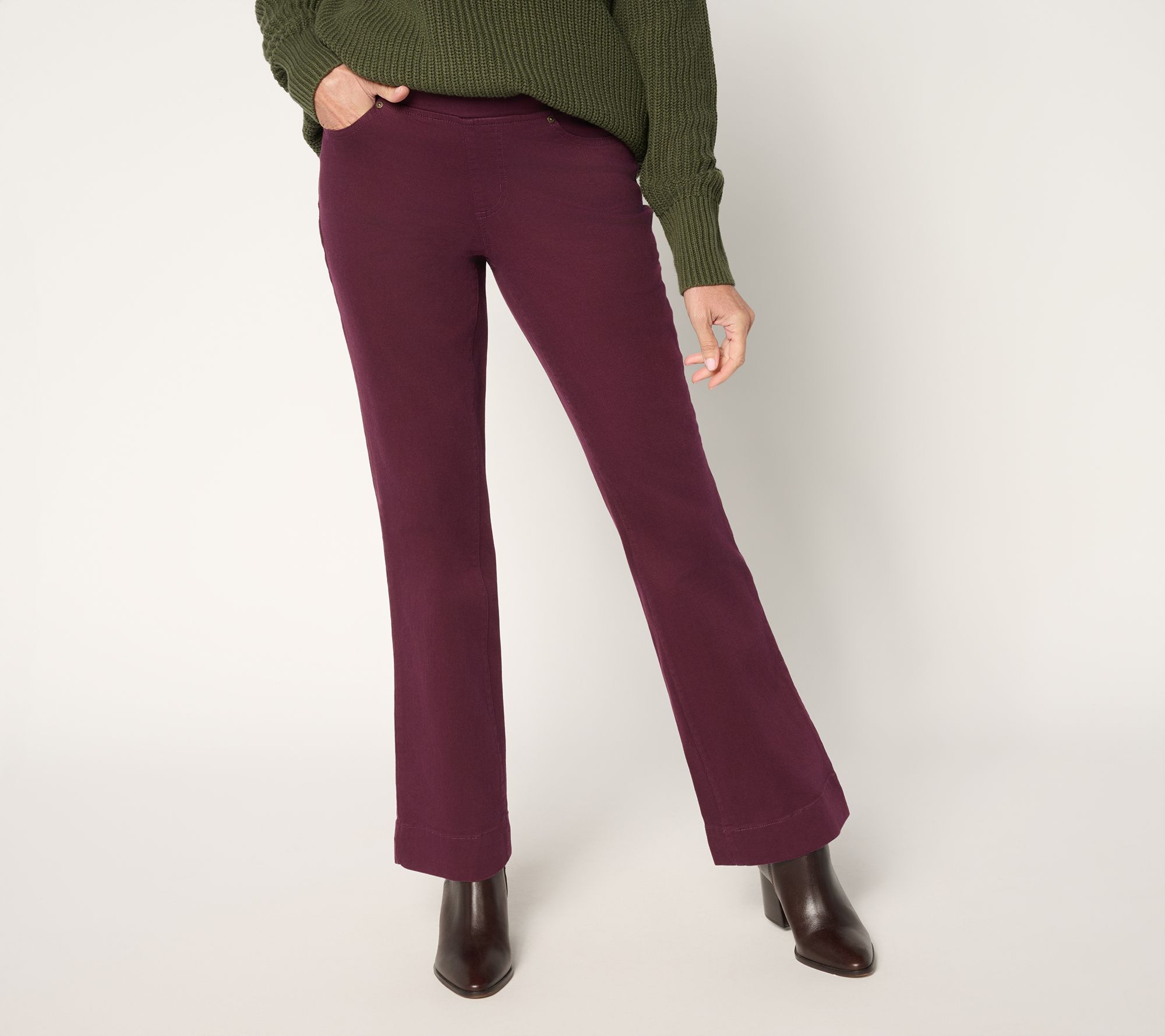 "As Is" Belle by Kim Gravel Reg TripleLuxe Twill Micro Flare Jean