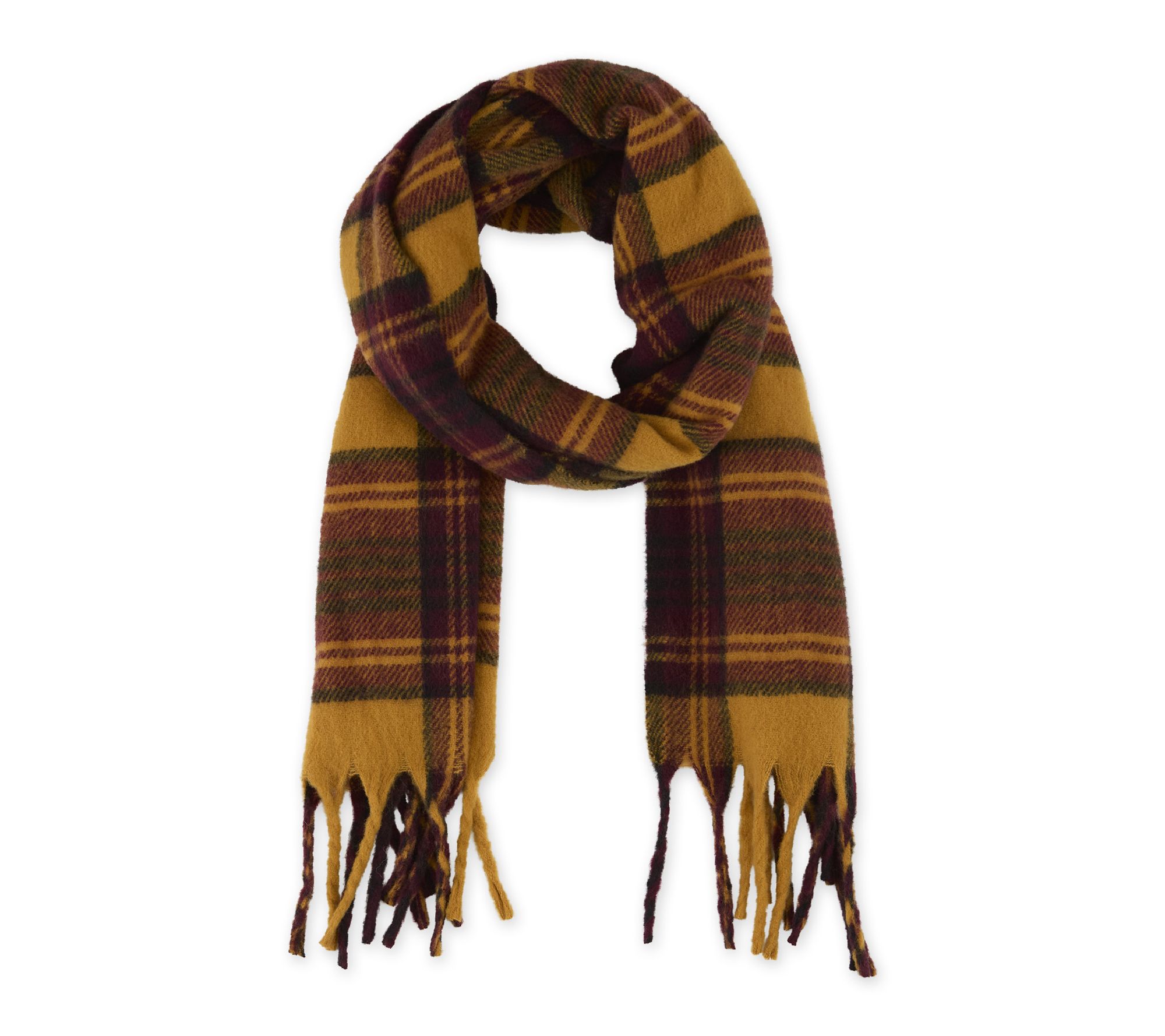 Hadley Wren Autumn Plaid Scarf