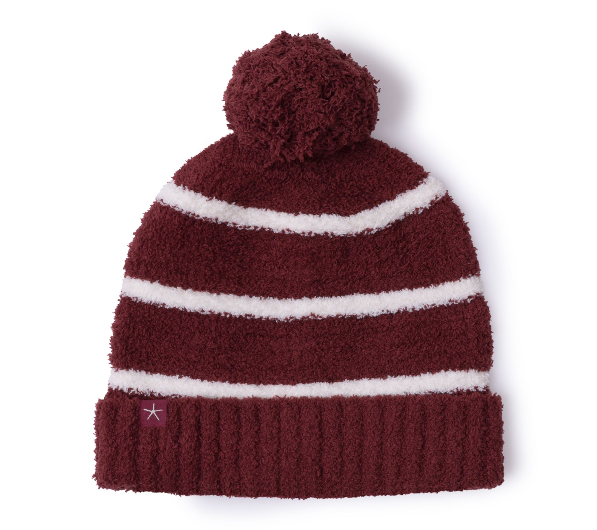 Barefoot Dreams CozyChic Contrast Grid Beanie