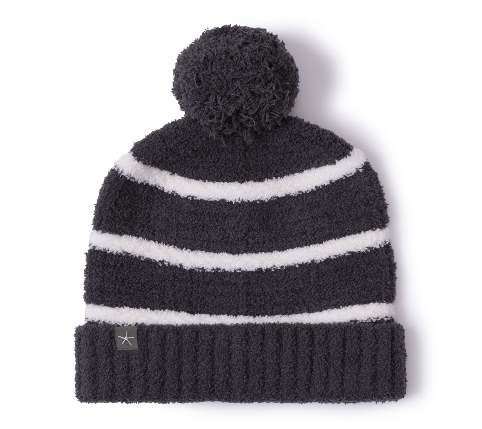 Barefoot Dreams CozyChic Contrast Grid Beanie