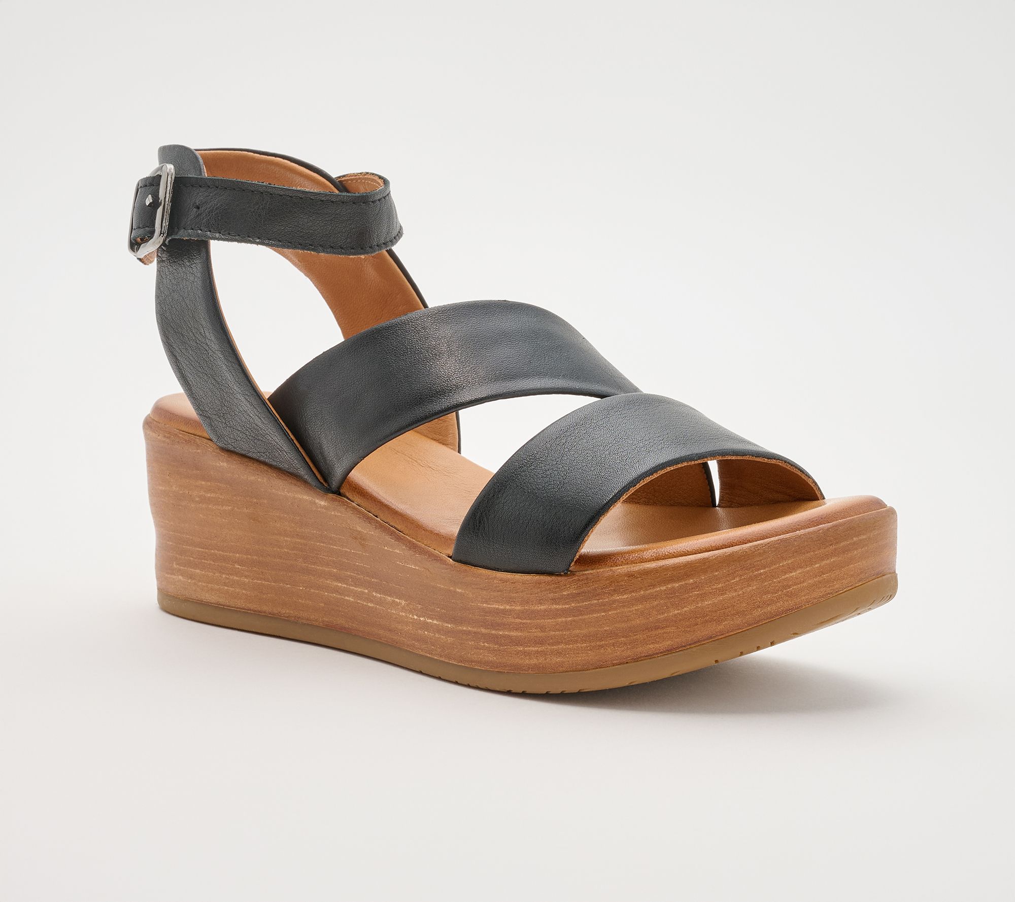 Miz Mooz Leather Adjustable Wedges - Wynter