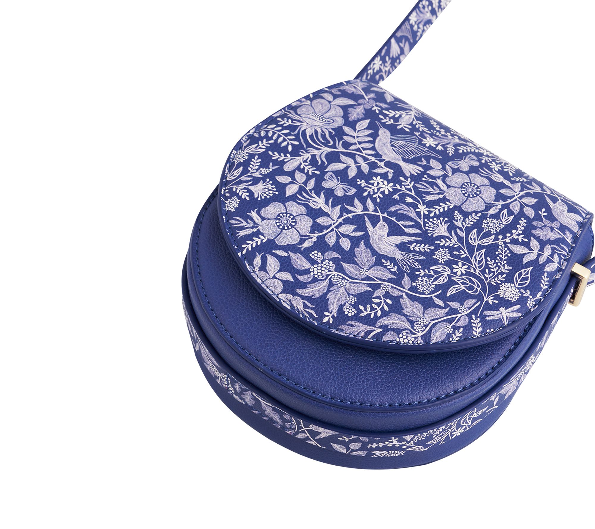 Fable England Agnes Floral Saddle Bag