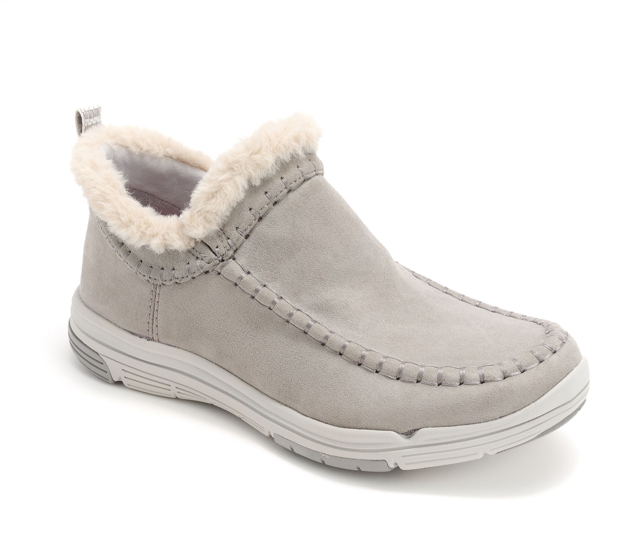 "As Is" Ryka Water-Repellent Cozy Lined Slip-Ons - Ariana