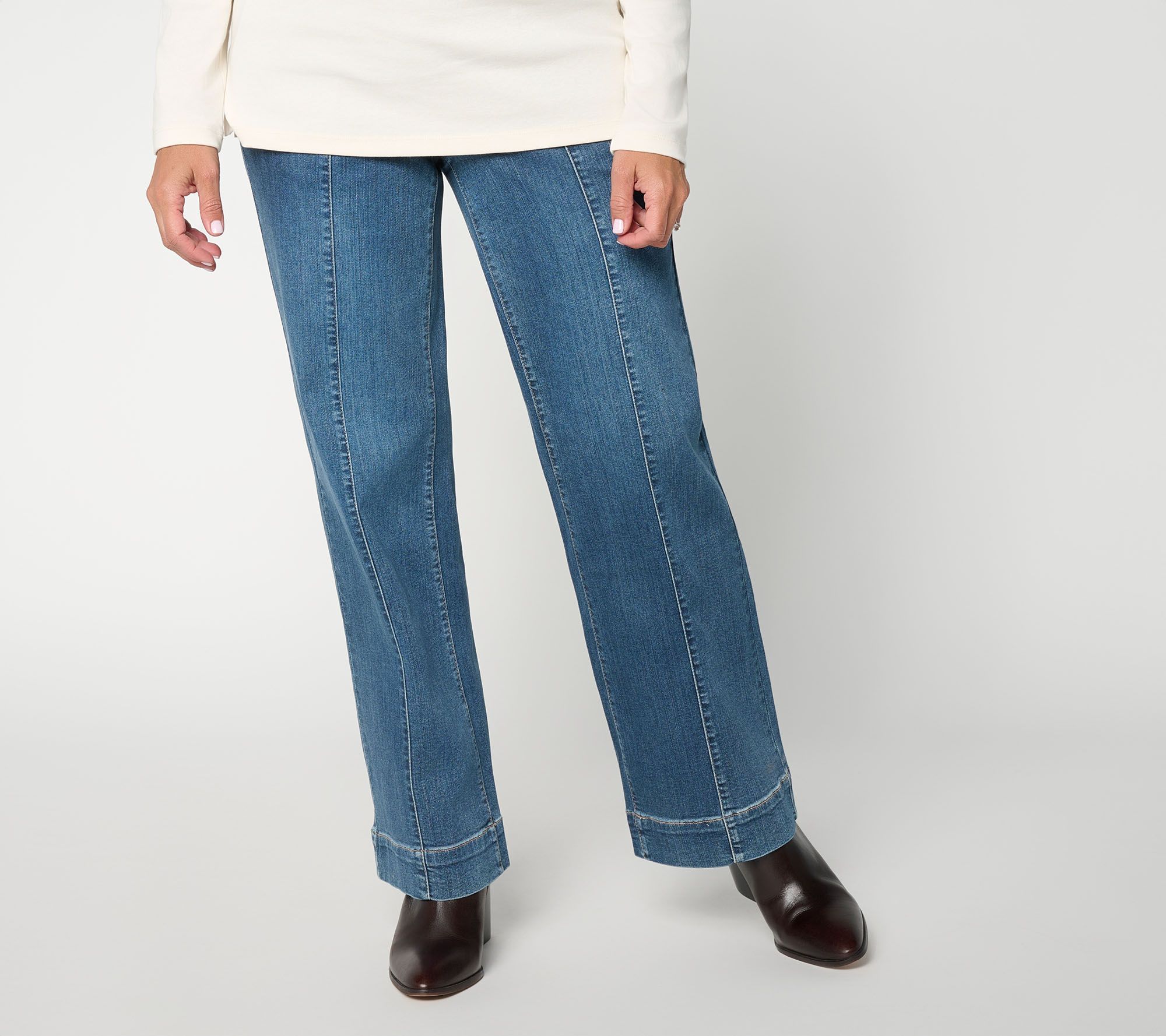 Belle by Kim Gravel Tall Denim TripleLuxe Traveler Jeans