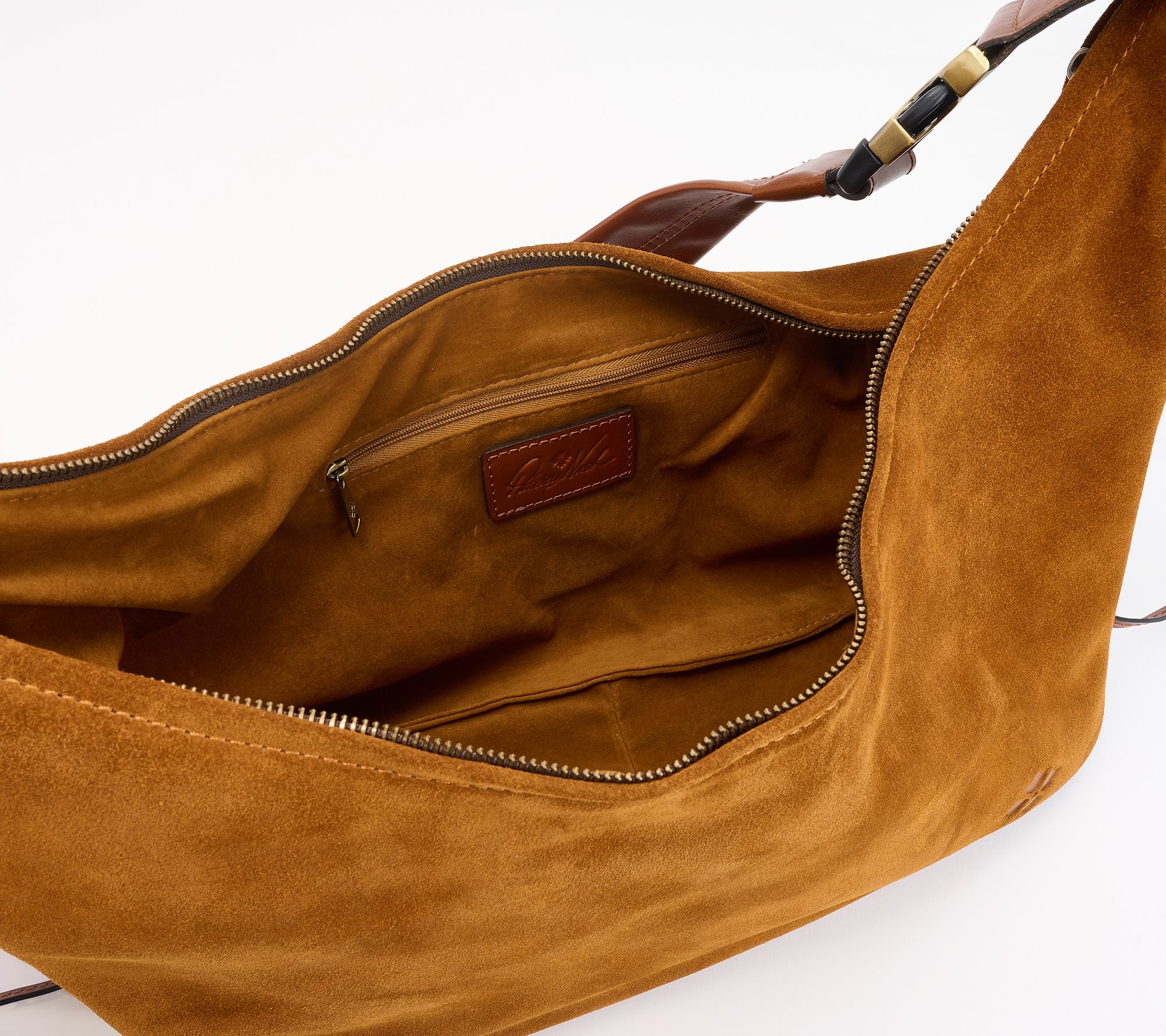 Patricia Nash Suede Alva Convertible Shoulder Bag | QVC