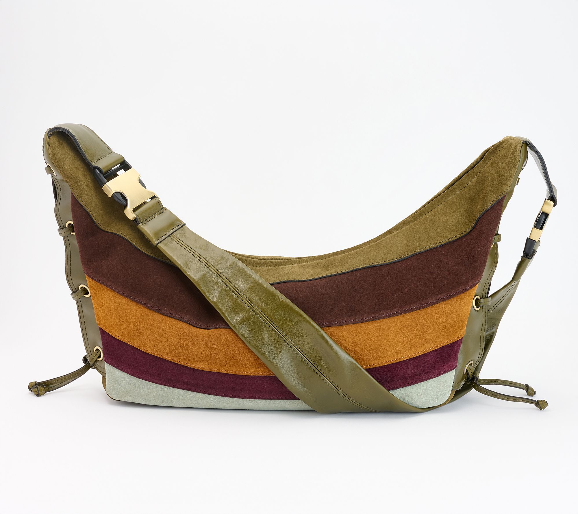 Patricia Nash Suede Alva Convertible Shoulder Bag