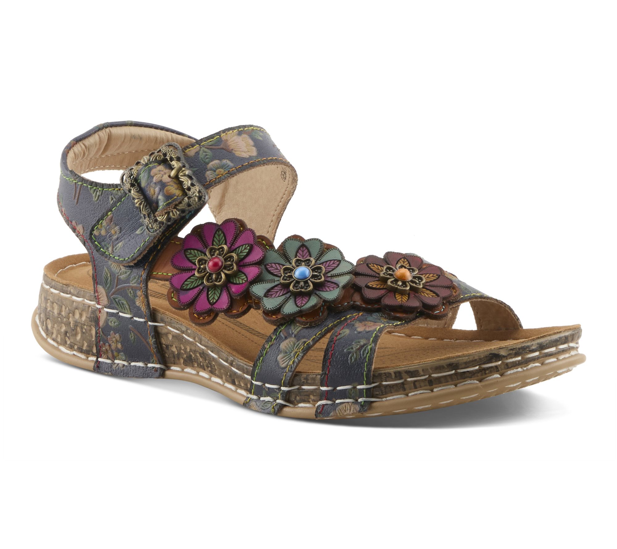 L'Artiste by Spring Step Leather Sandals - Offcenter
