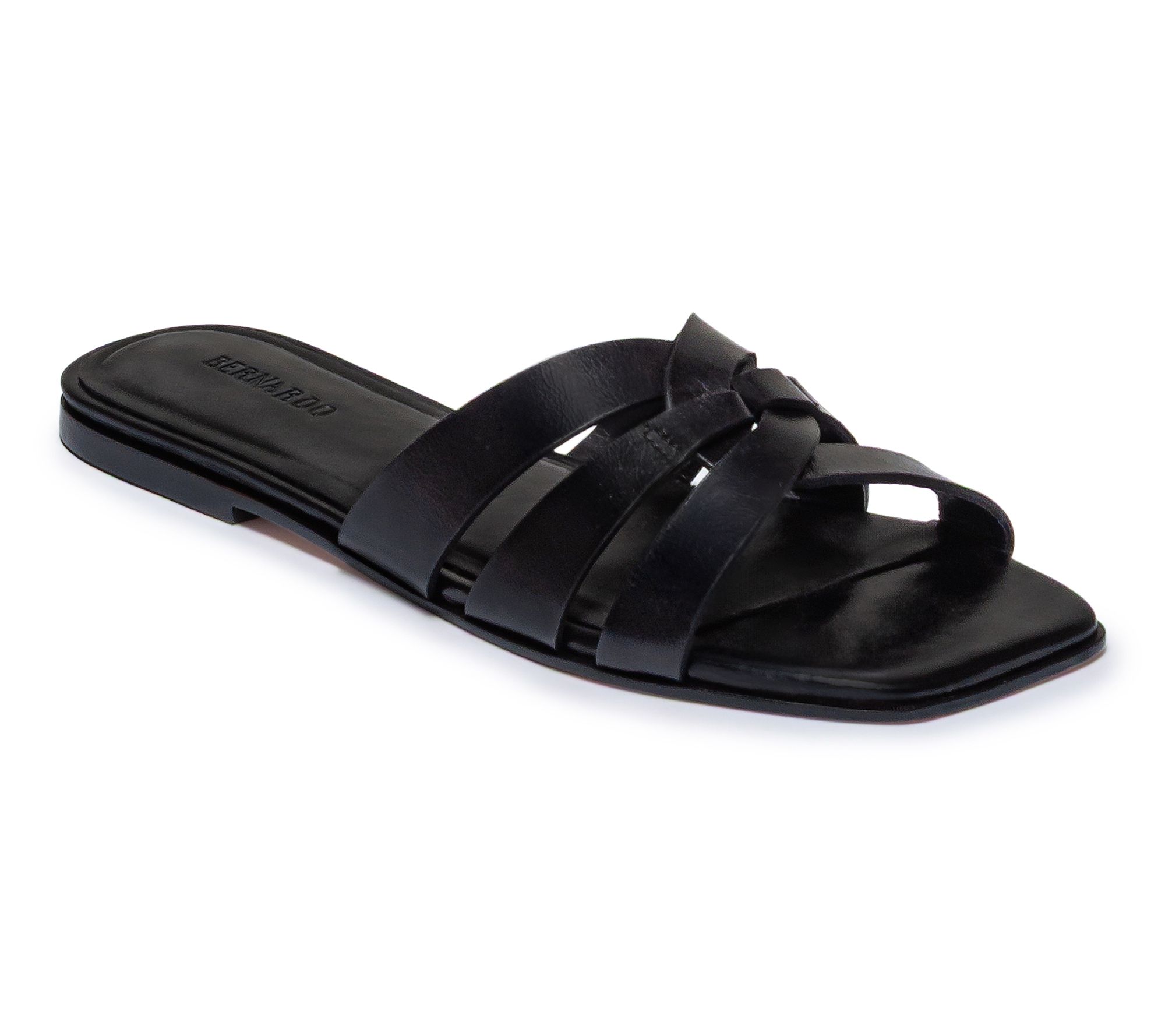 Bernardo Leather Slide Sandal - Oxford