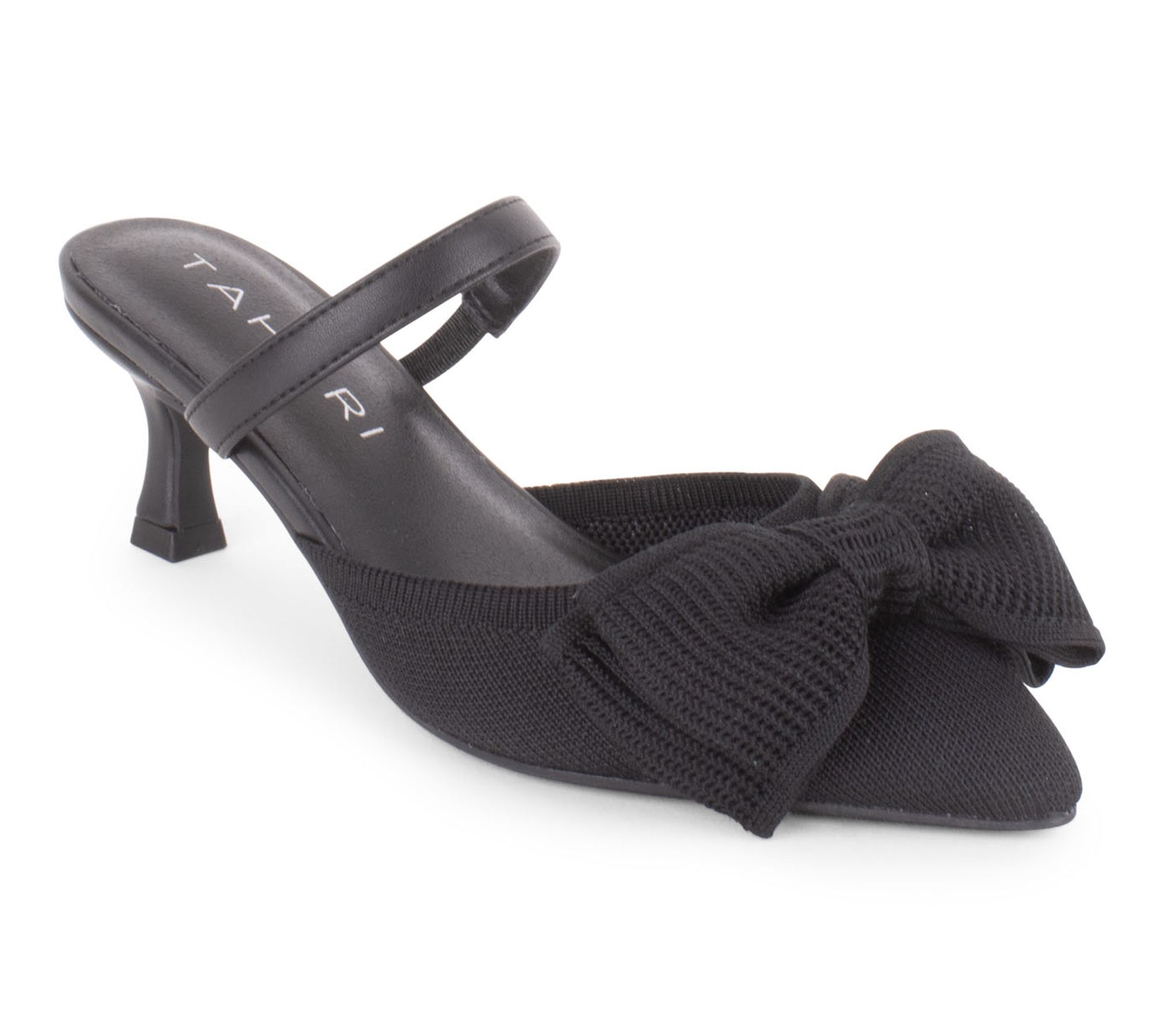 Tahari Knit Heeled Mule - Monaco