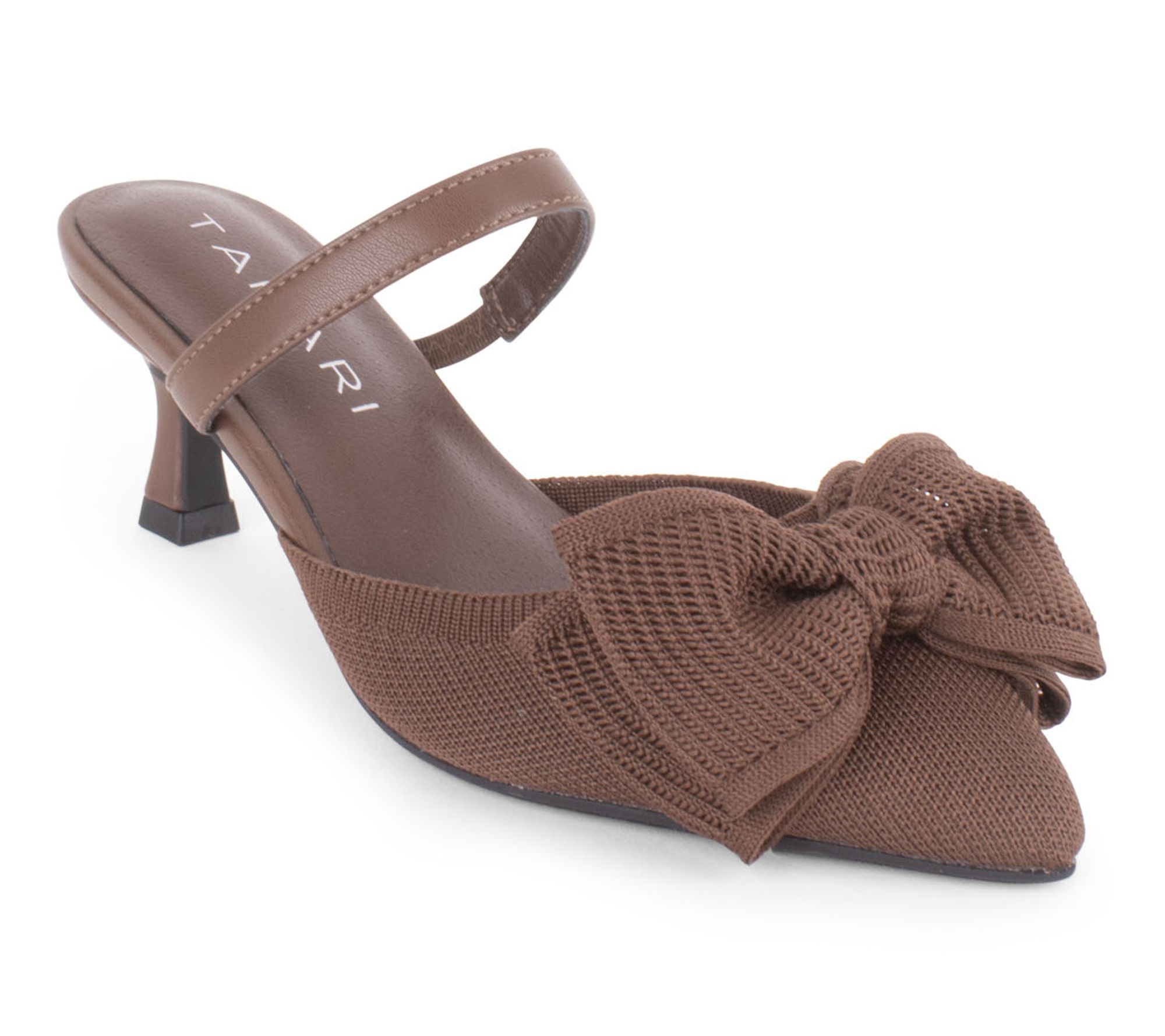 Tahari Knit Heeled Mule - Monaco
