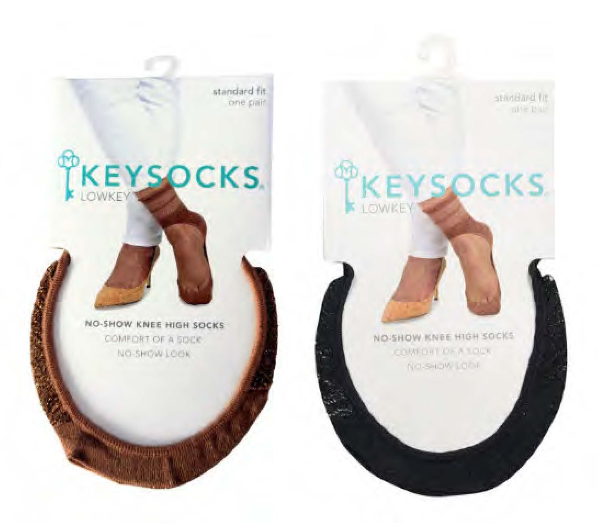Keysocks Lowkey S/2 Mid-Calf No-Show Socks