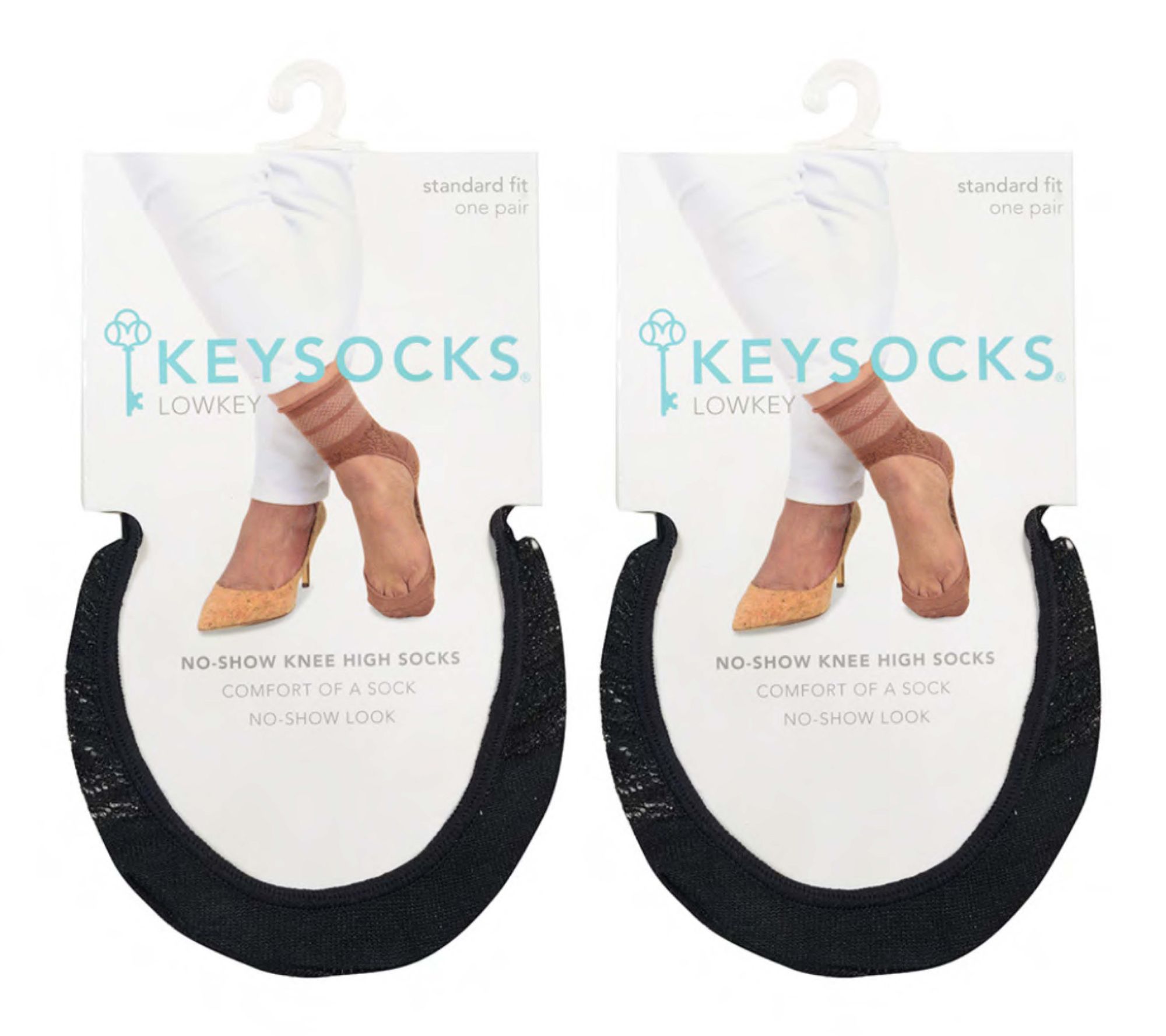 Keysocks Lowkey S/2 Mid-Calf No-Show Socks