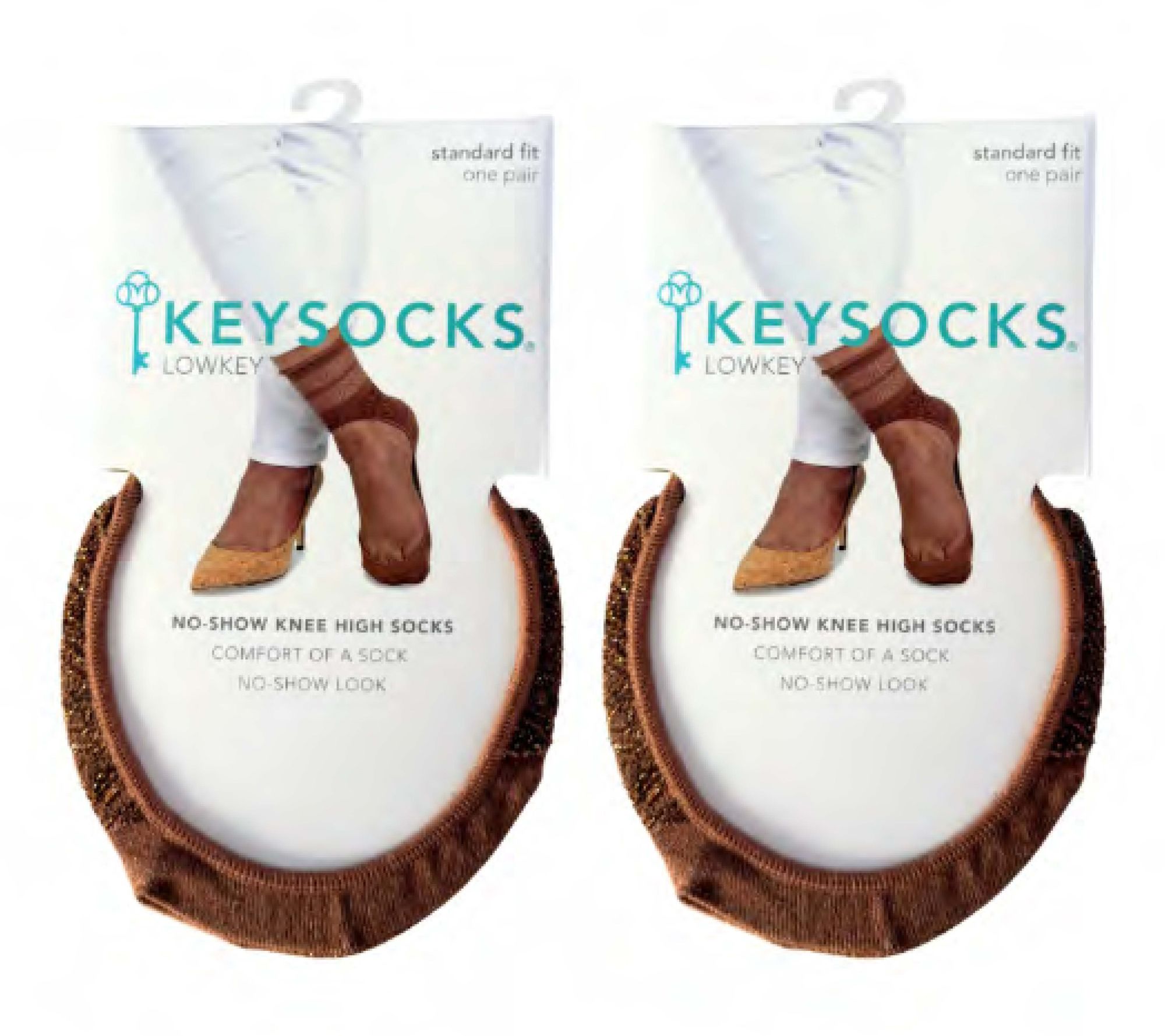 Keysocks Lowkey S/2 Mid-Calf No-Show Socks