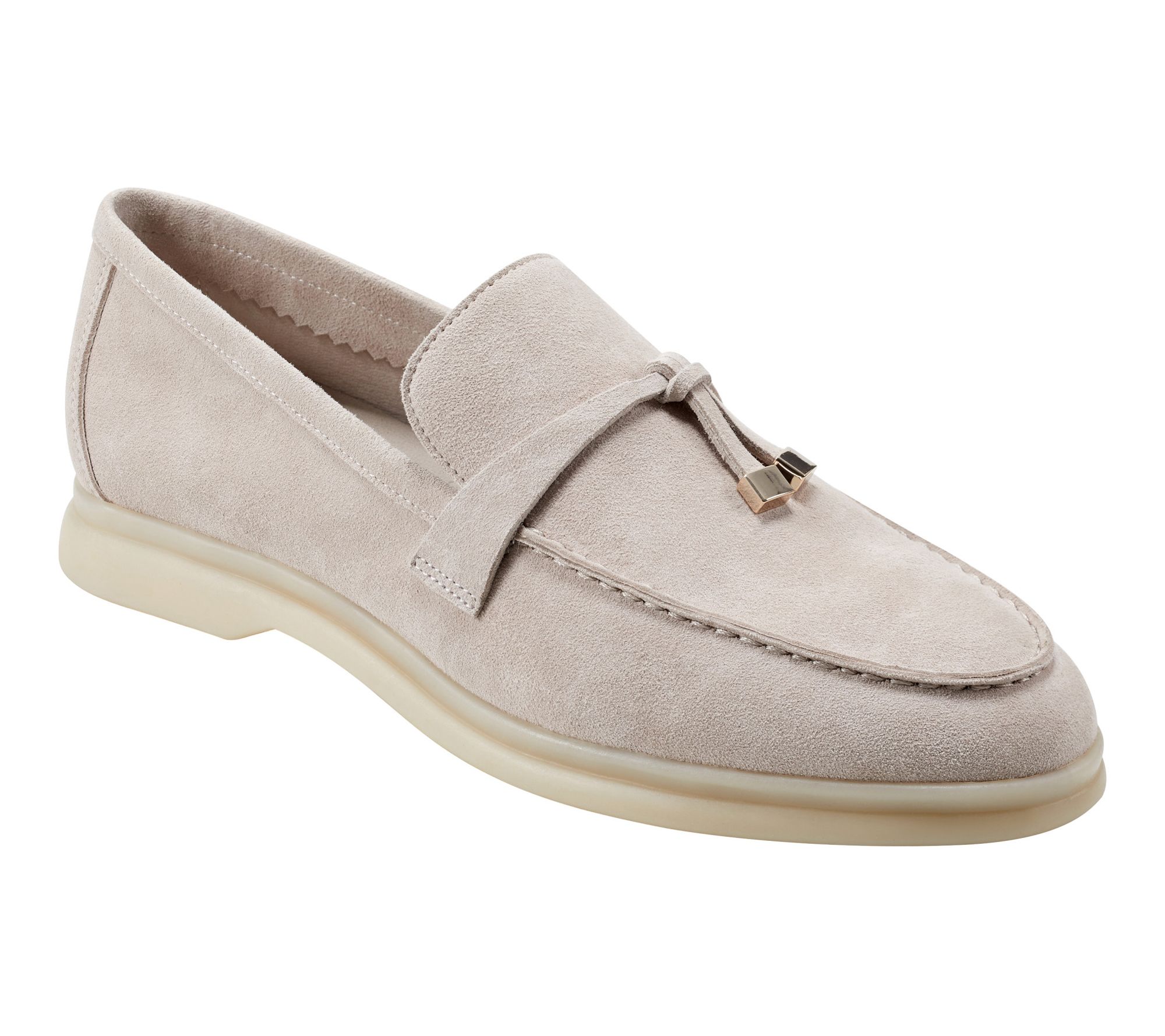 As Is Marc Fisher LTD Leather Loafer w/Tassel Yanelli
