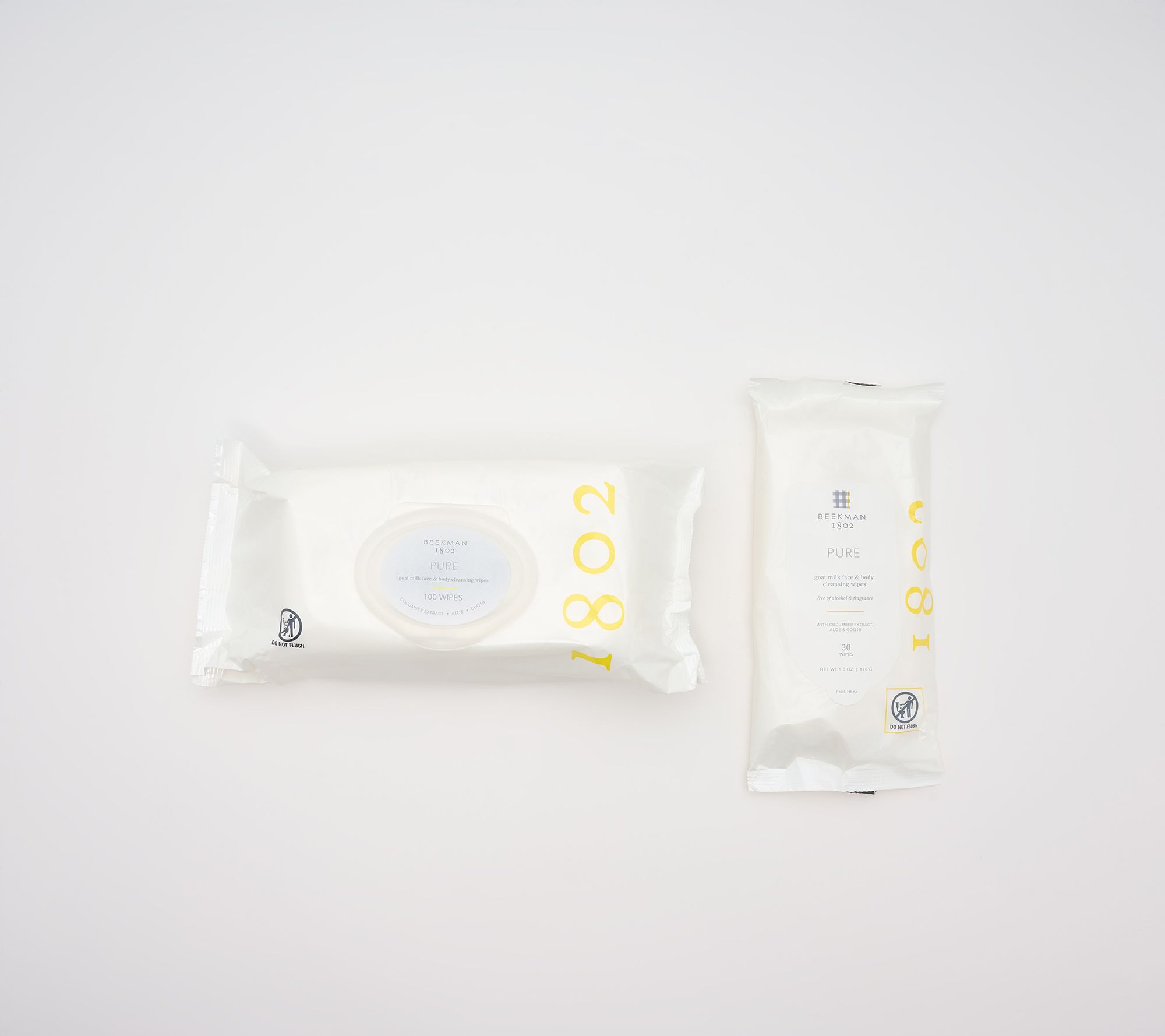 Beekman 1802 Home & Away Face & Body Wipes Set