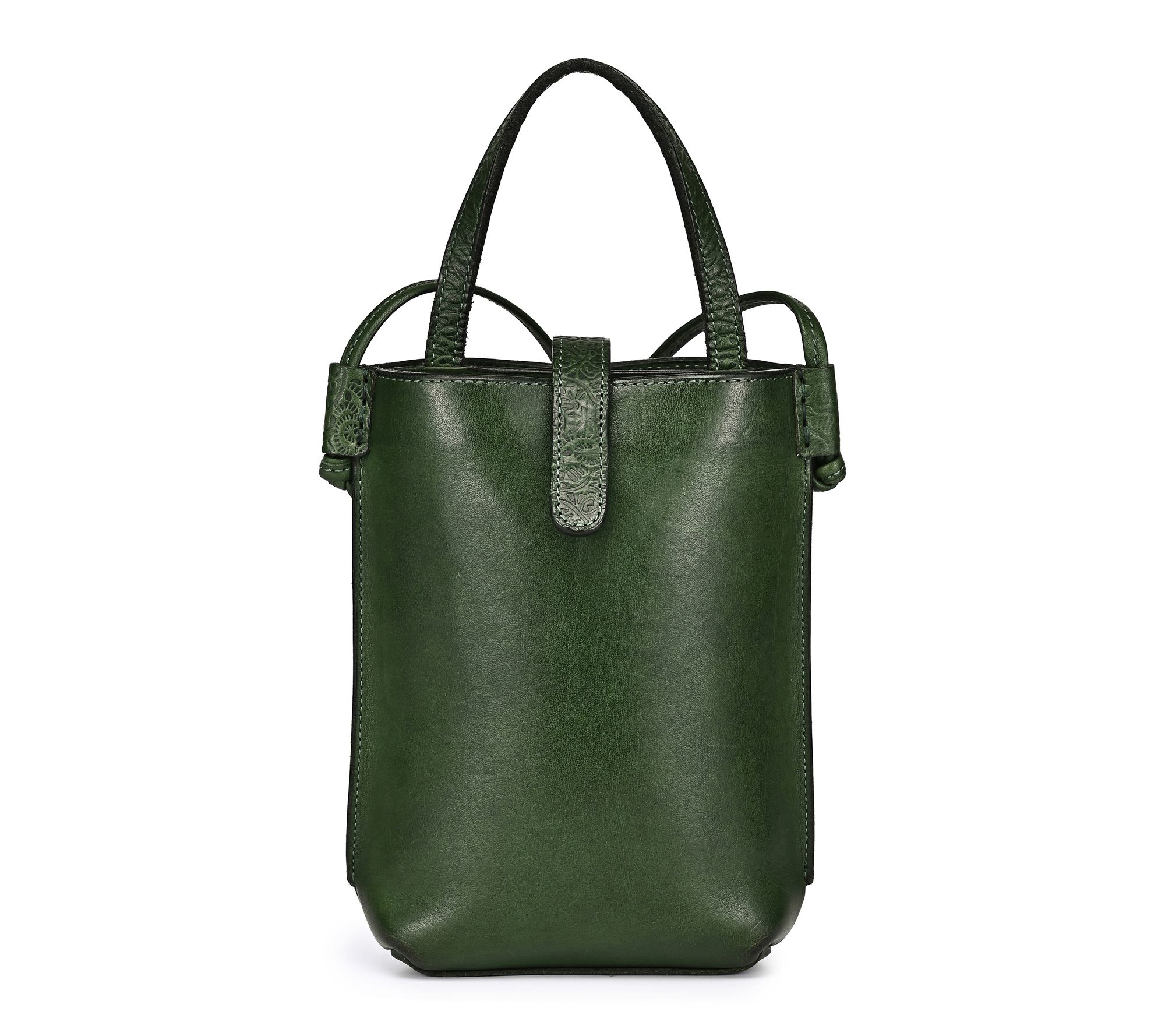 Old Trend Wishbone Small Convertible Leather Crossbody