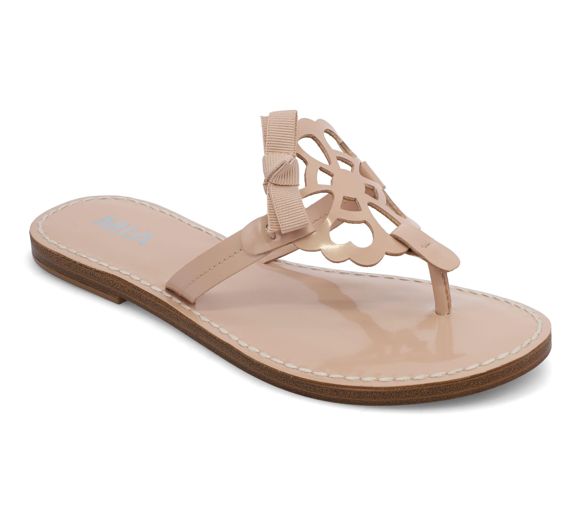 MIA Flat Thong Sandals - Verdi-B