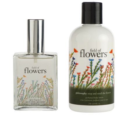 philosophy fieldof flowers layering duo w 2 oz. fragrance 8 oz