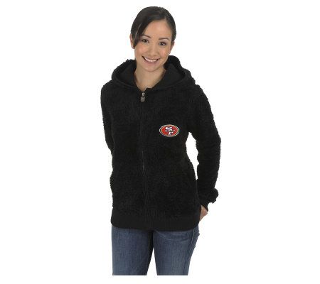 NFL San Francisco 49ers Women's Teddy Bear Jacket 