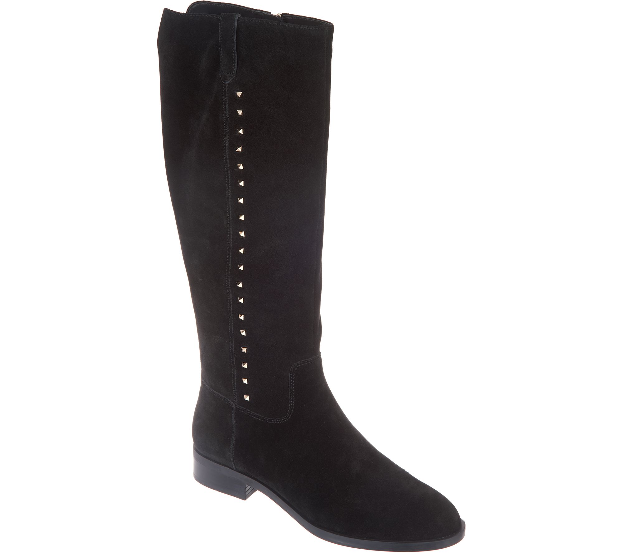 qvc tall leather boots