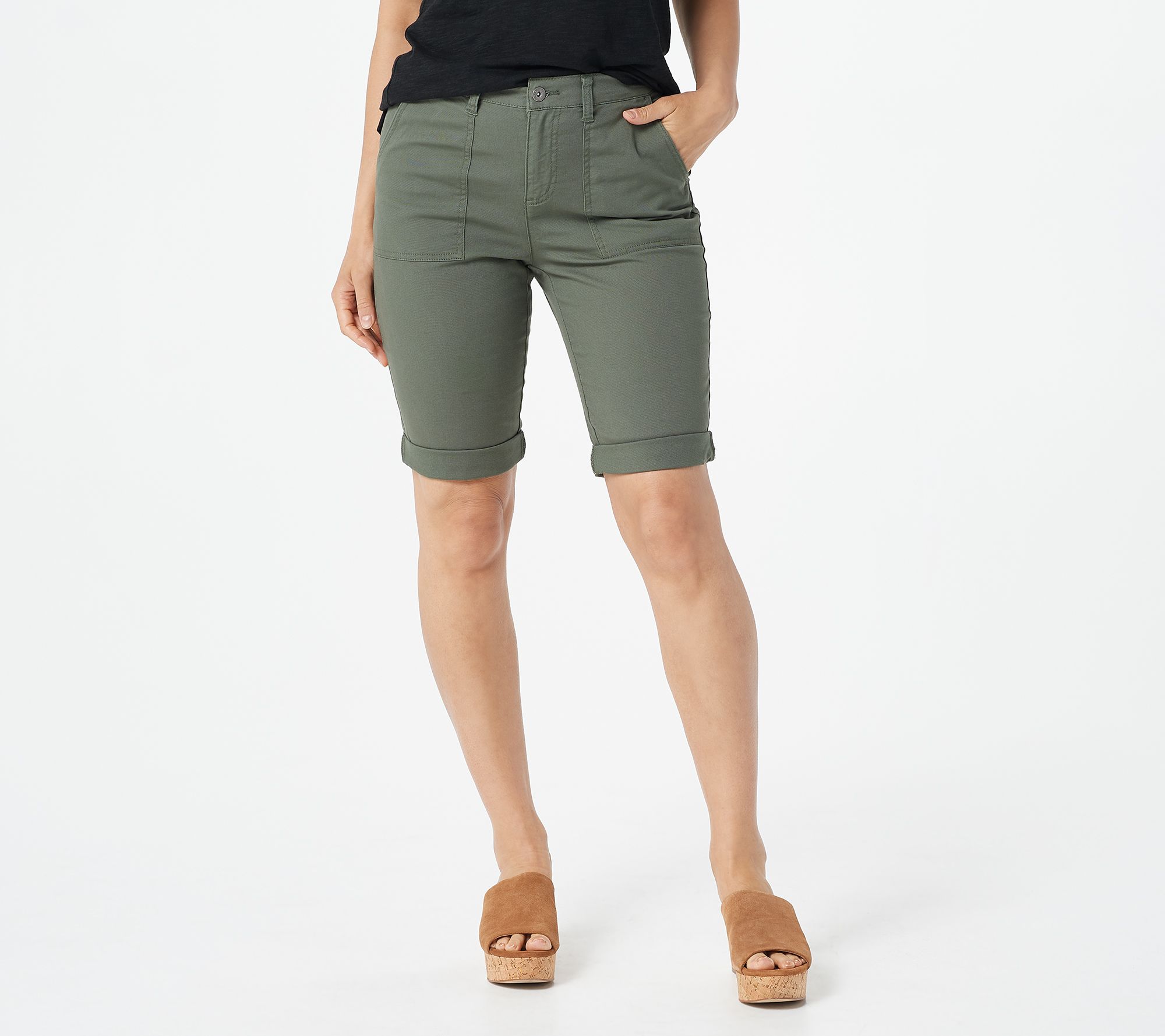 denim and company bermuda shorts