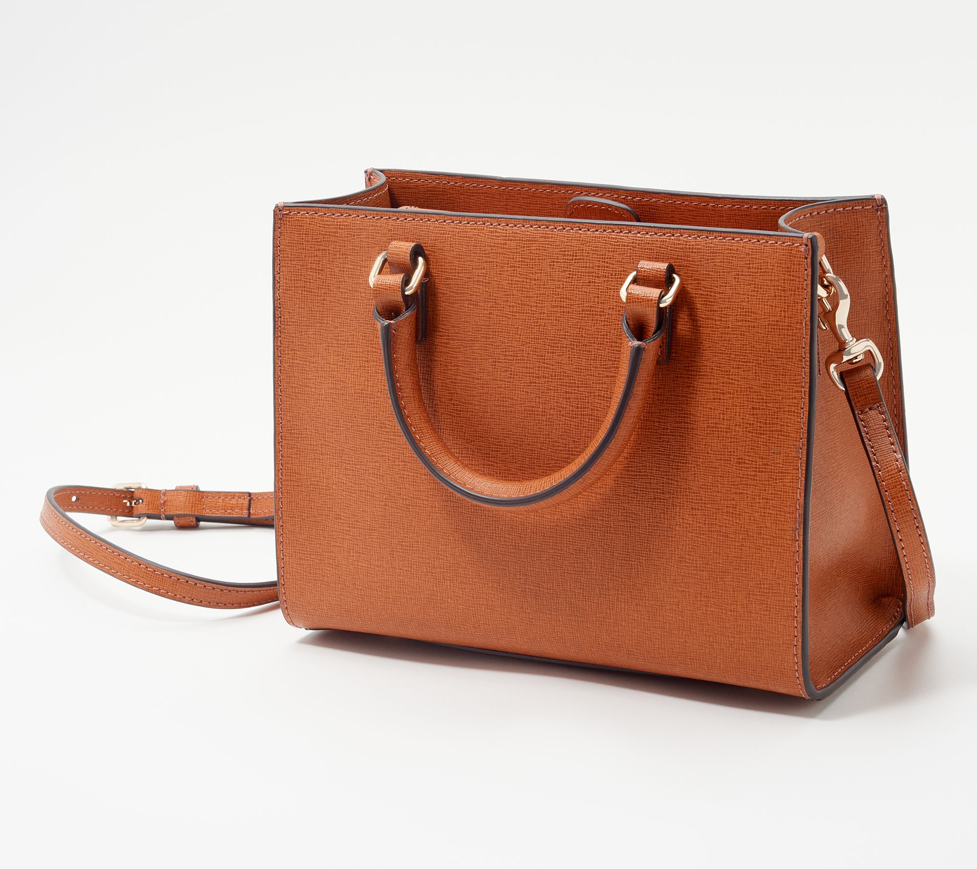 Dooney Bourke Mini Saffiano Leather Janine Tote QVC