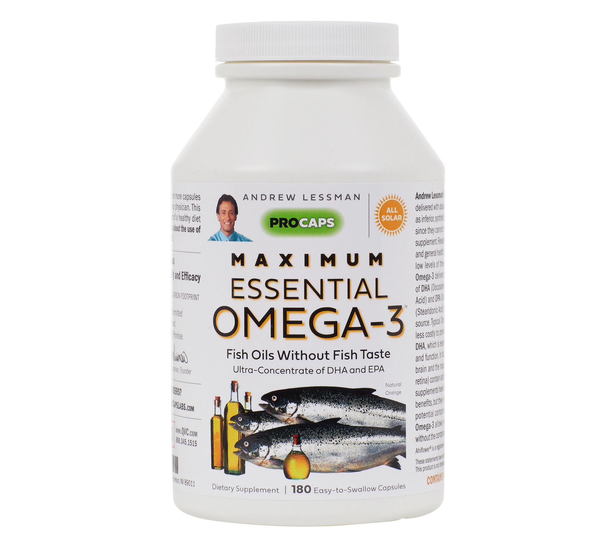 Omega-3 Fish Oil 1000mg - Softgels - HSN